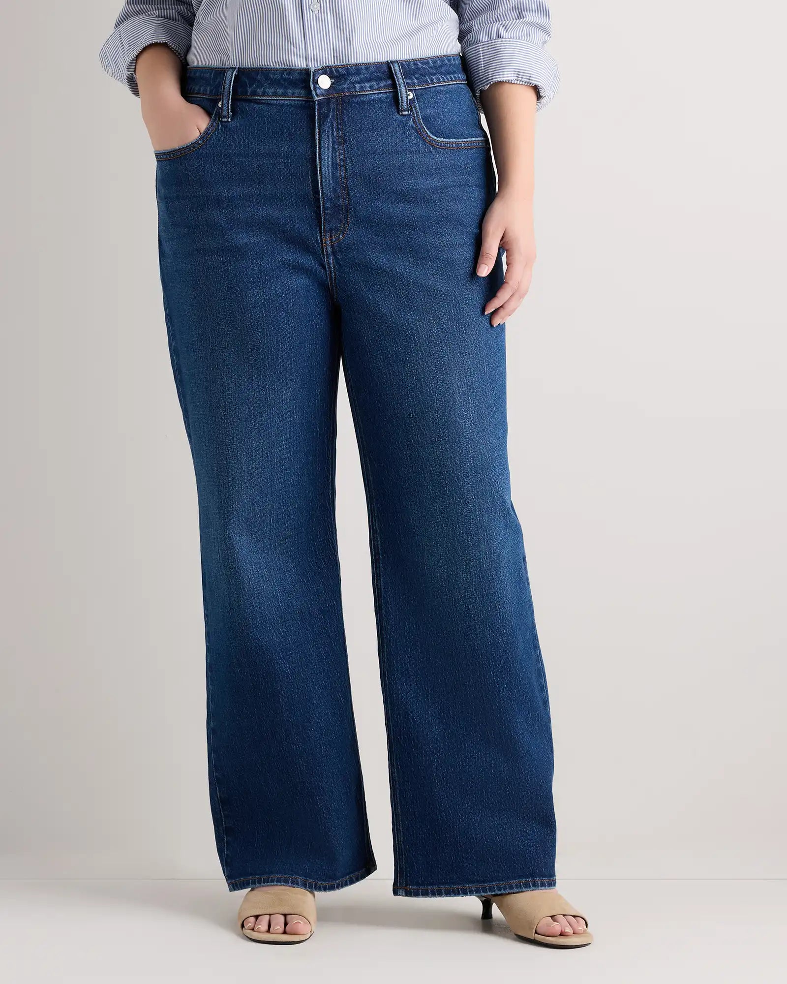 Bella Stretch Relaxed Straight Jeans