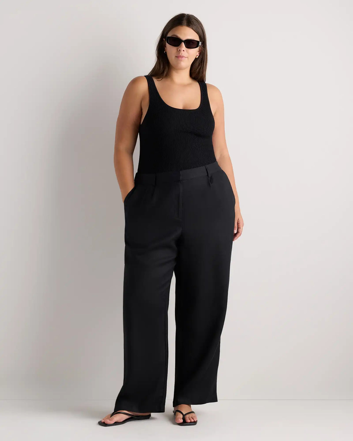 100% European Linen Pleated Trouser
