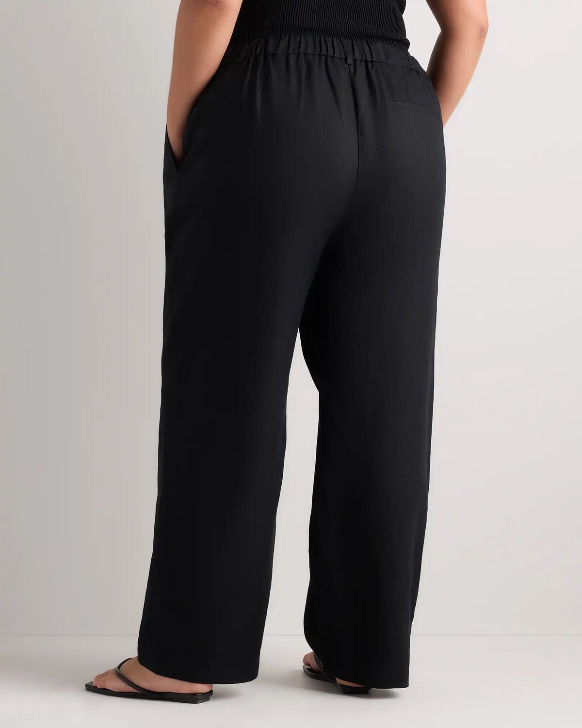 100% European Linen Pleated Trouser