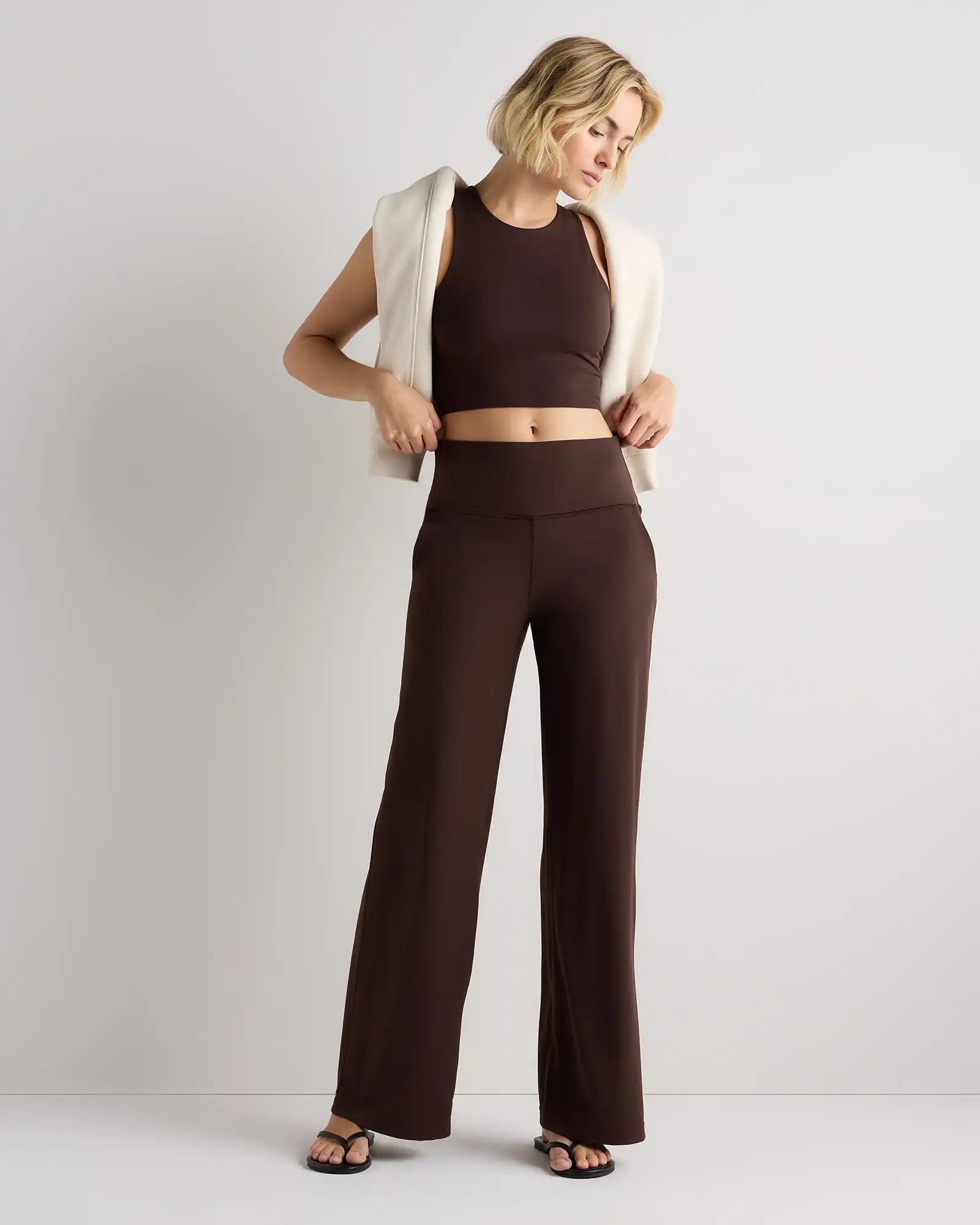 Ultra-Form High-Rise Wide Leg Pants
