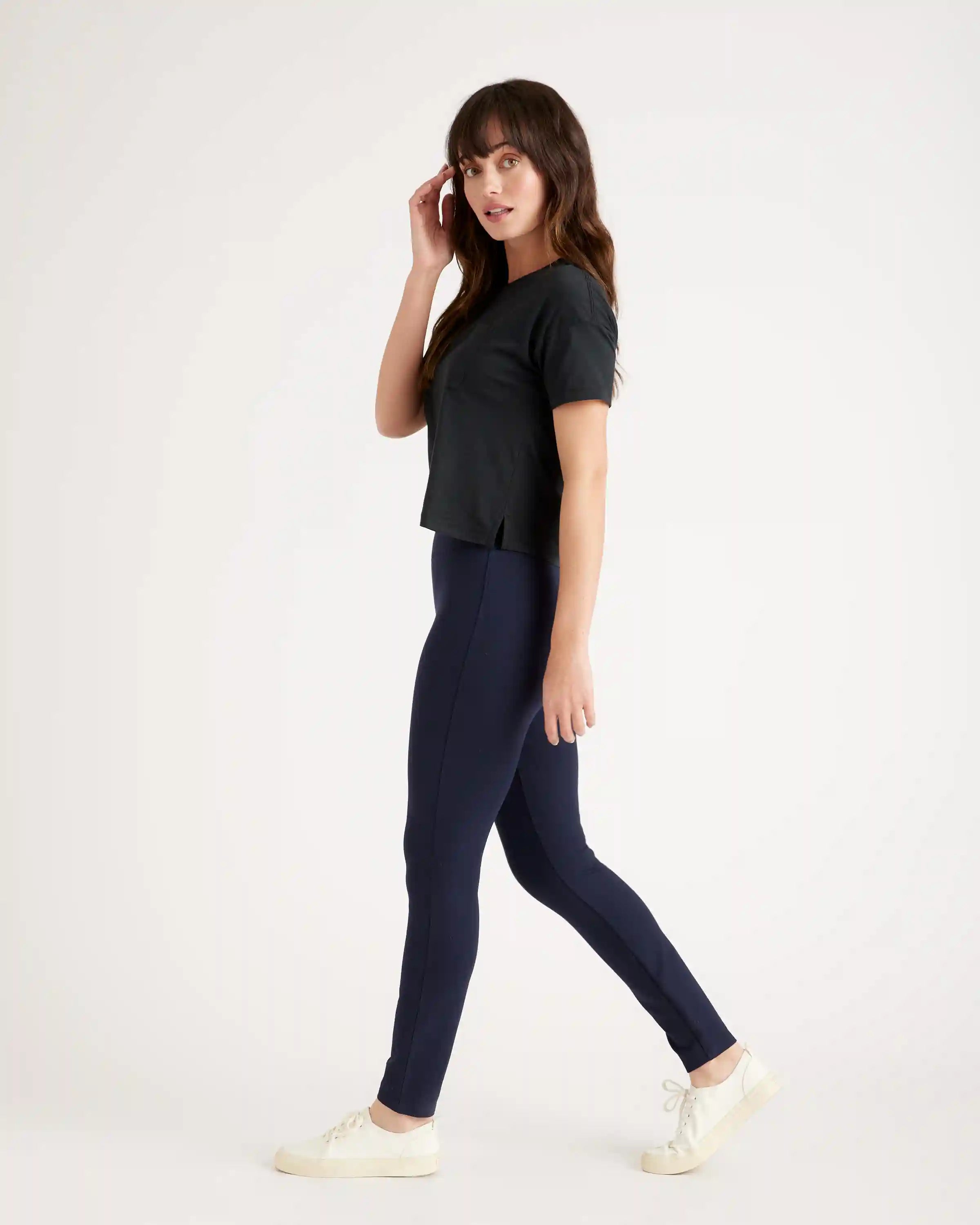 Ultra-Stretch Ponte Skinny Pants