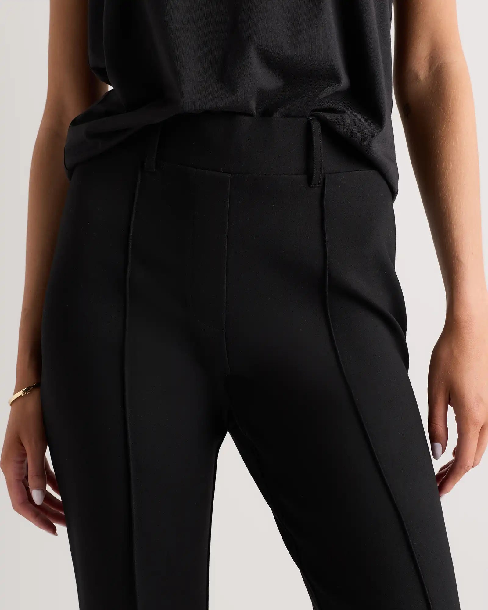 Ultra-Stretch Ponte Flare Leg Pants