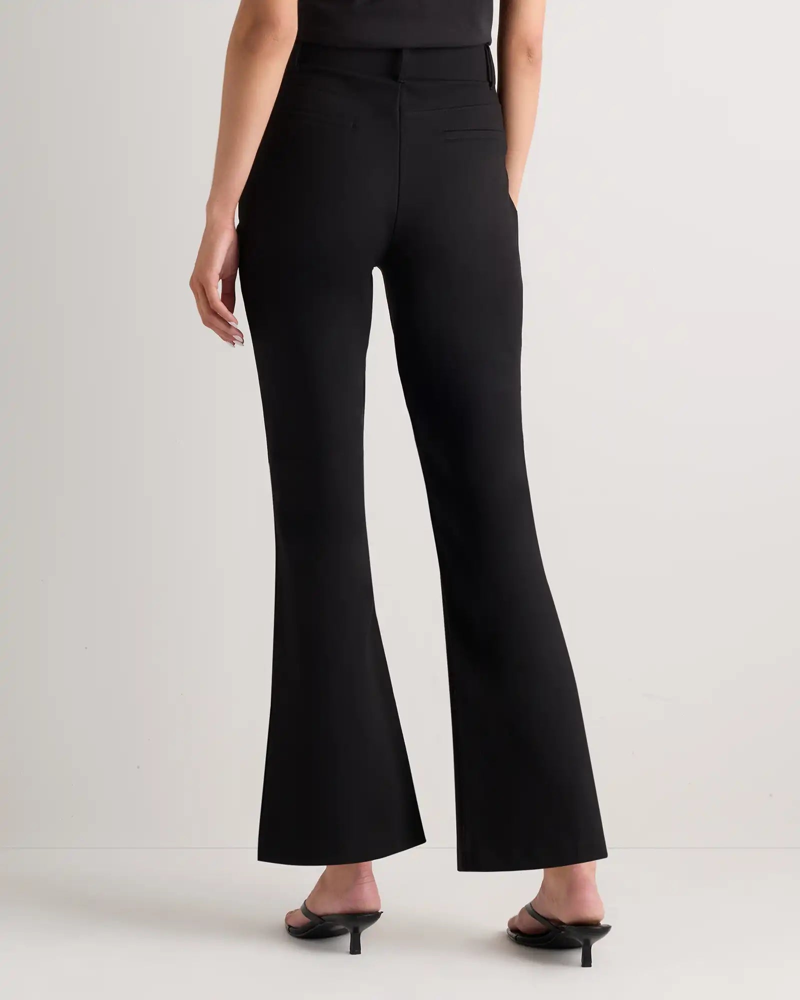 Ultra-Stretch Ponte Flare Leg Pants