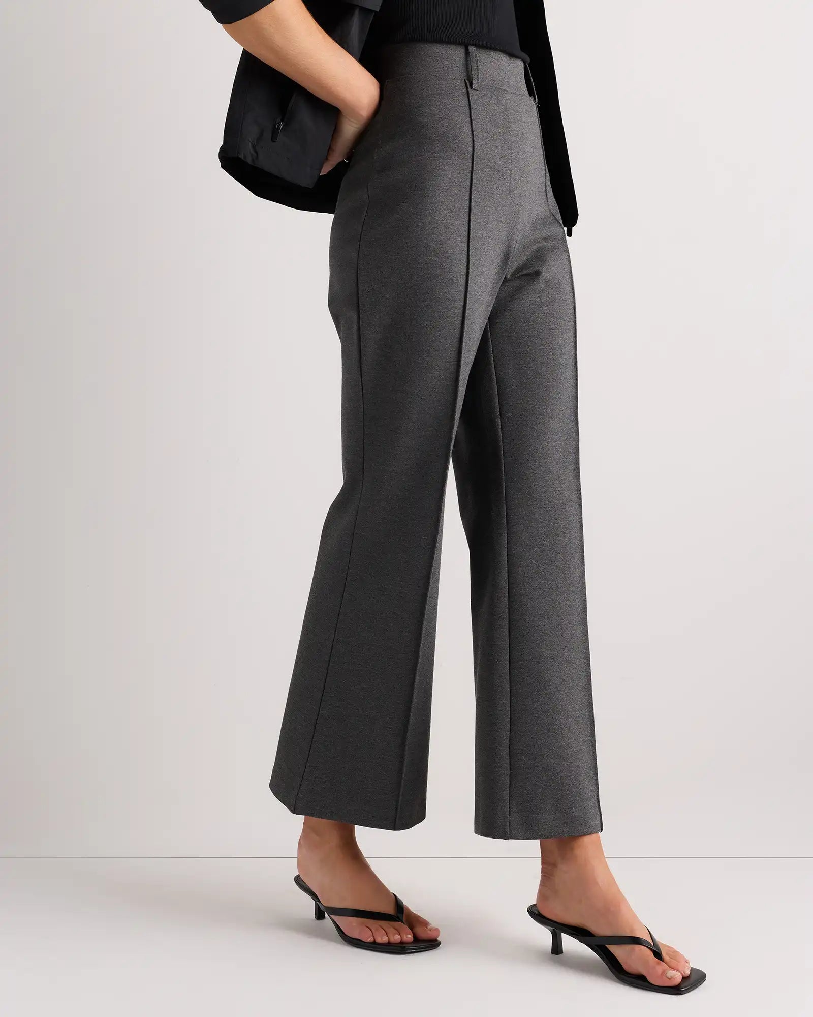 Ultra-Stretch Ponte Flare Leg Pants