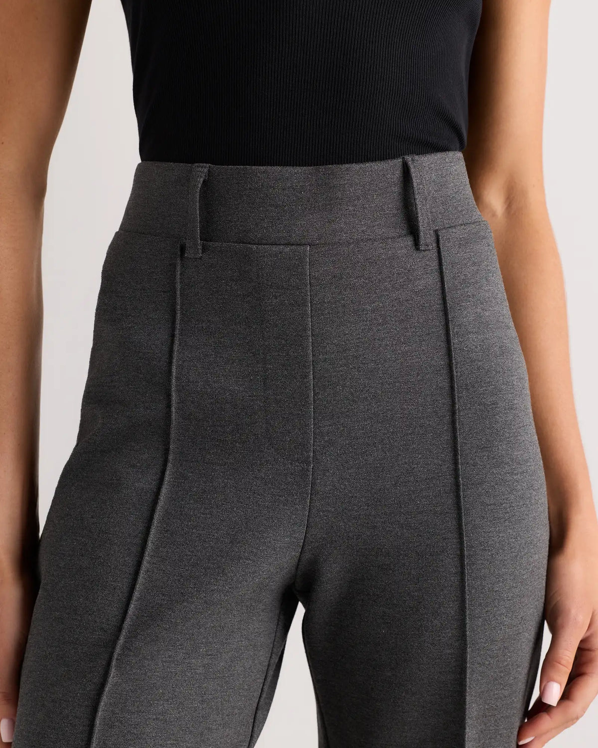 Ultra-Stretch Ponte Flare Leg Pants