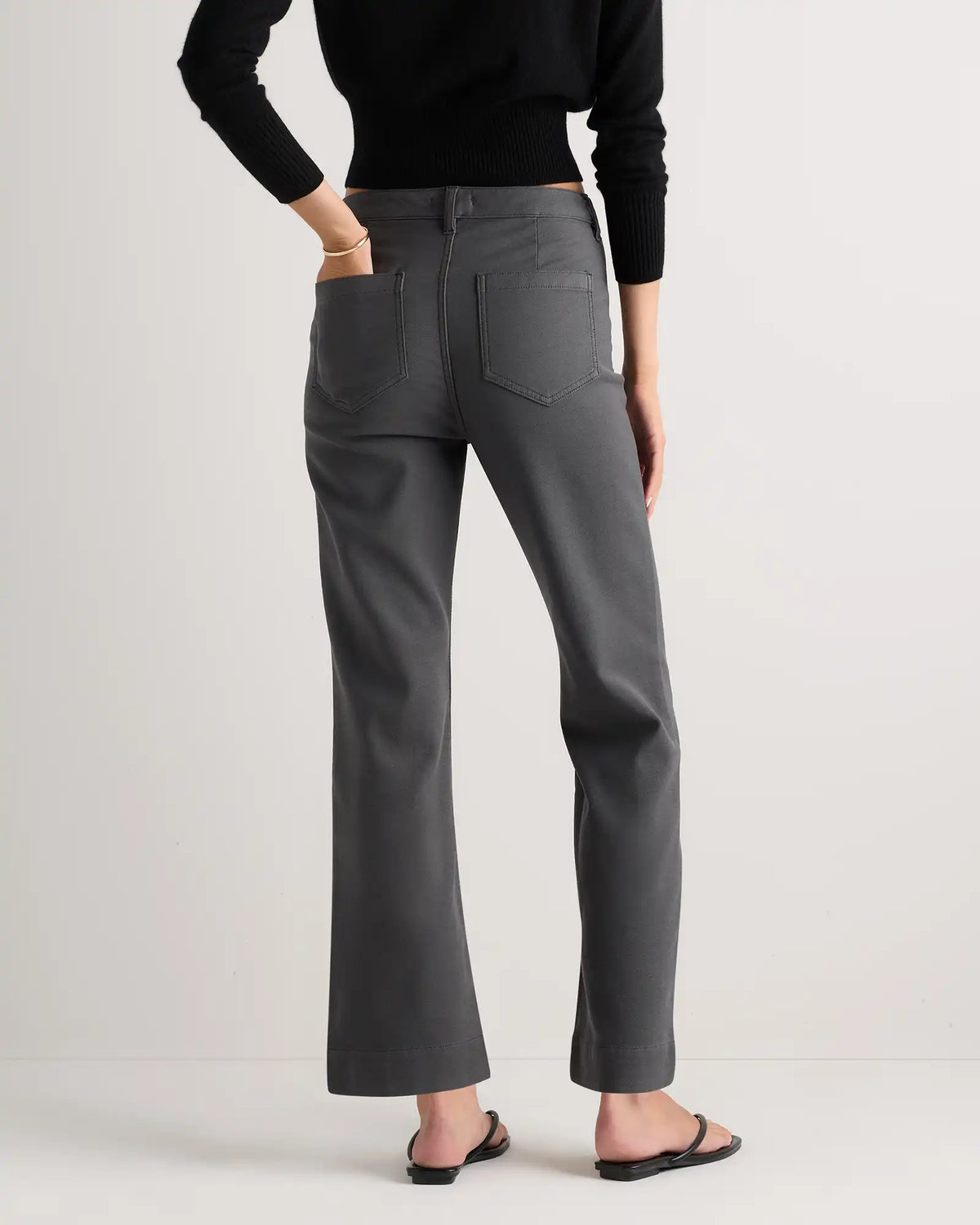 French Terry Wide Leg Pants
