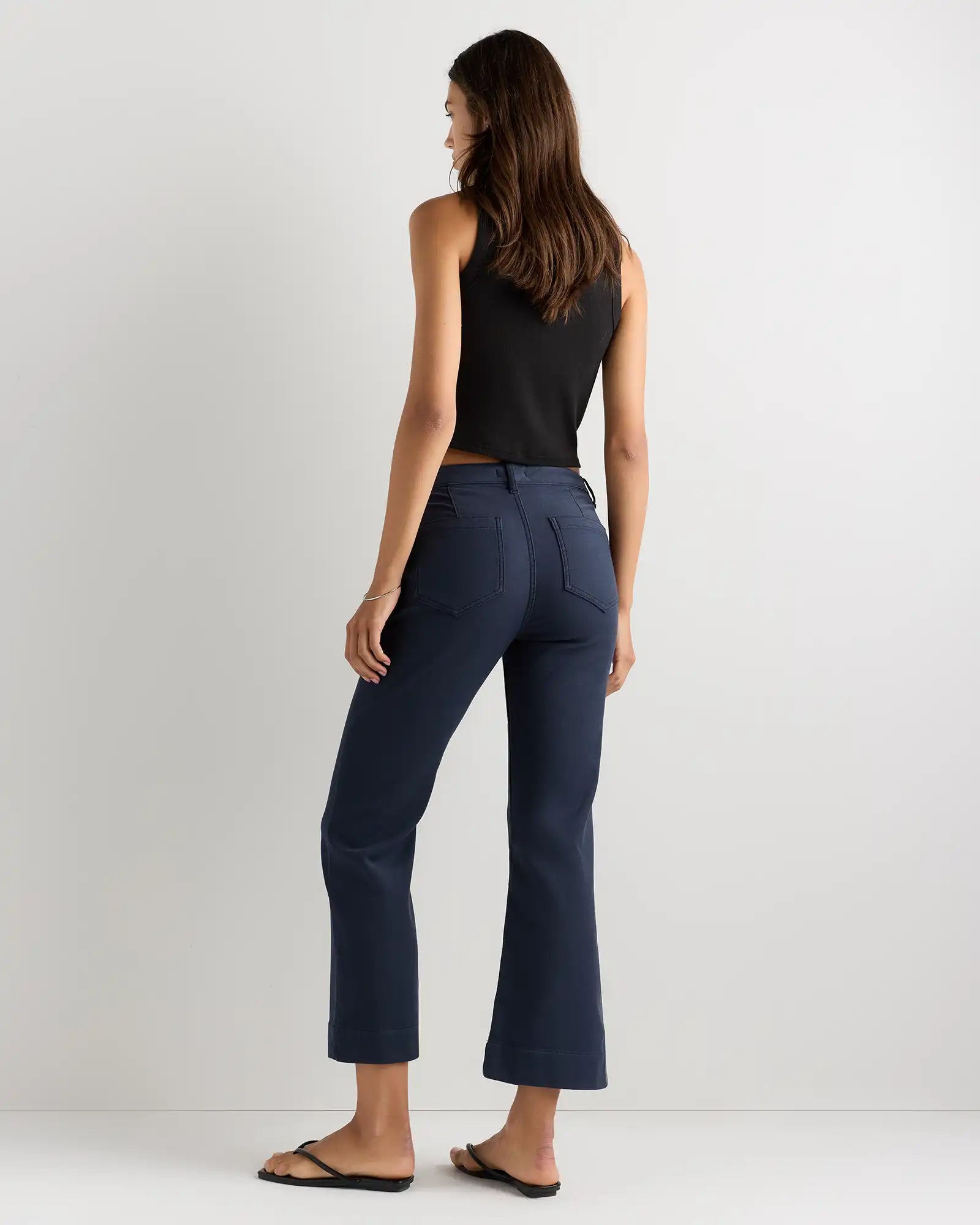 French Terry Wide Leg Pants