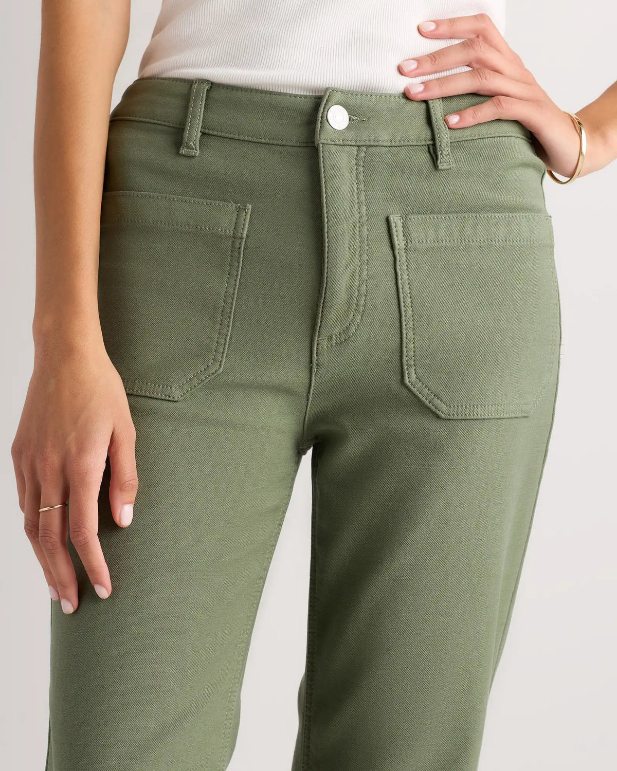 French Terry Wide Leg Pants