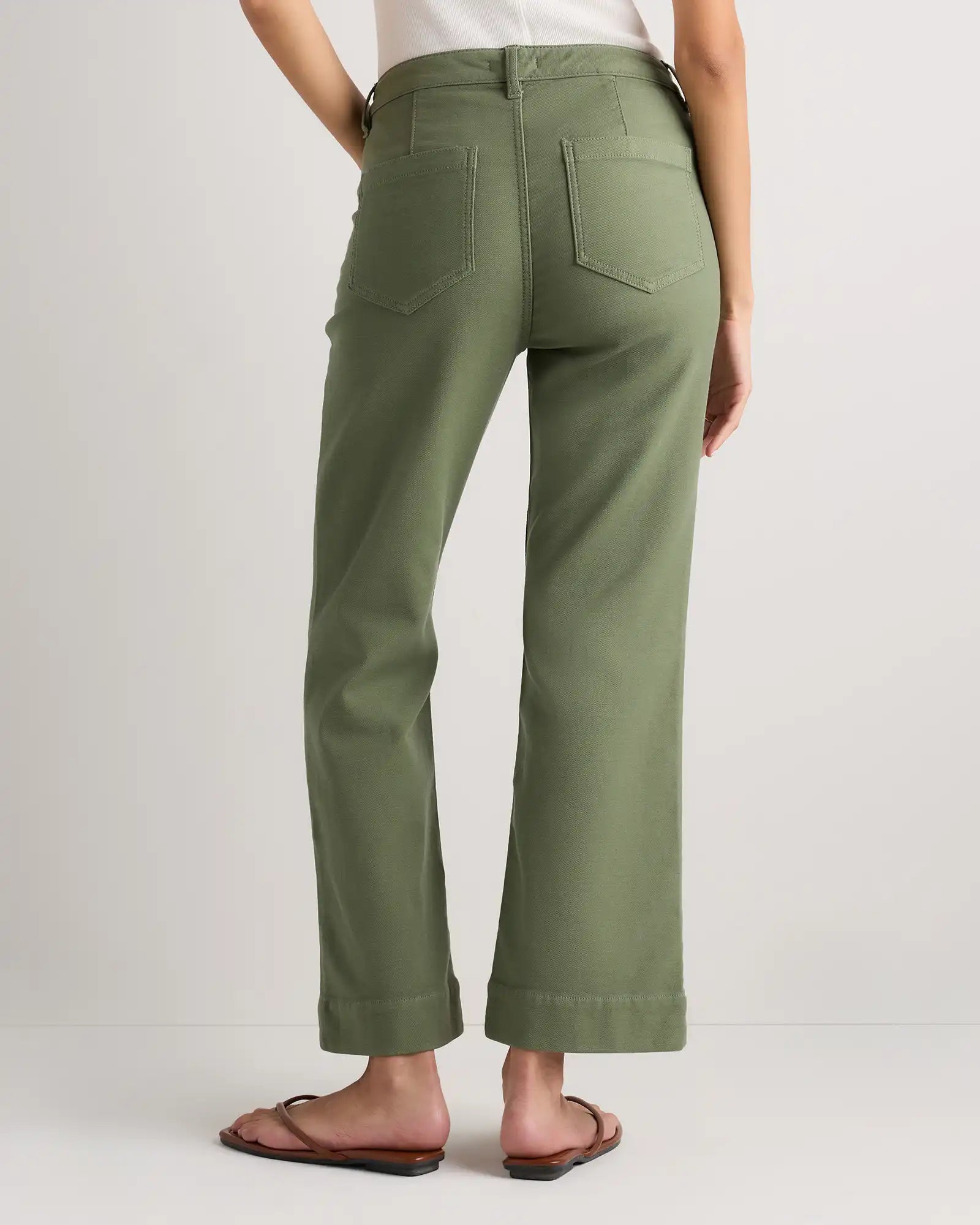 French Terry Wide Leg Pants