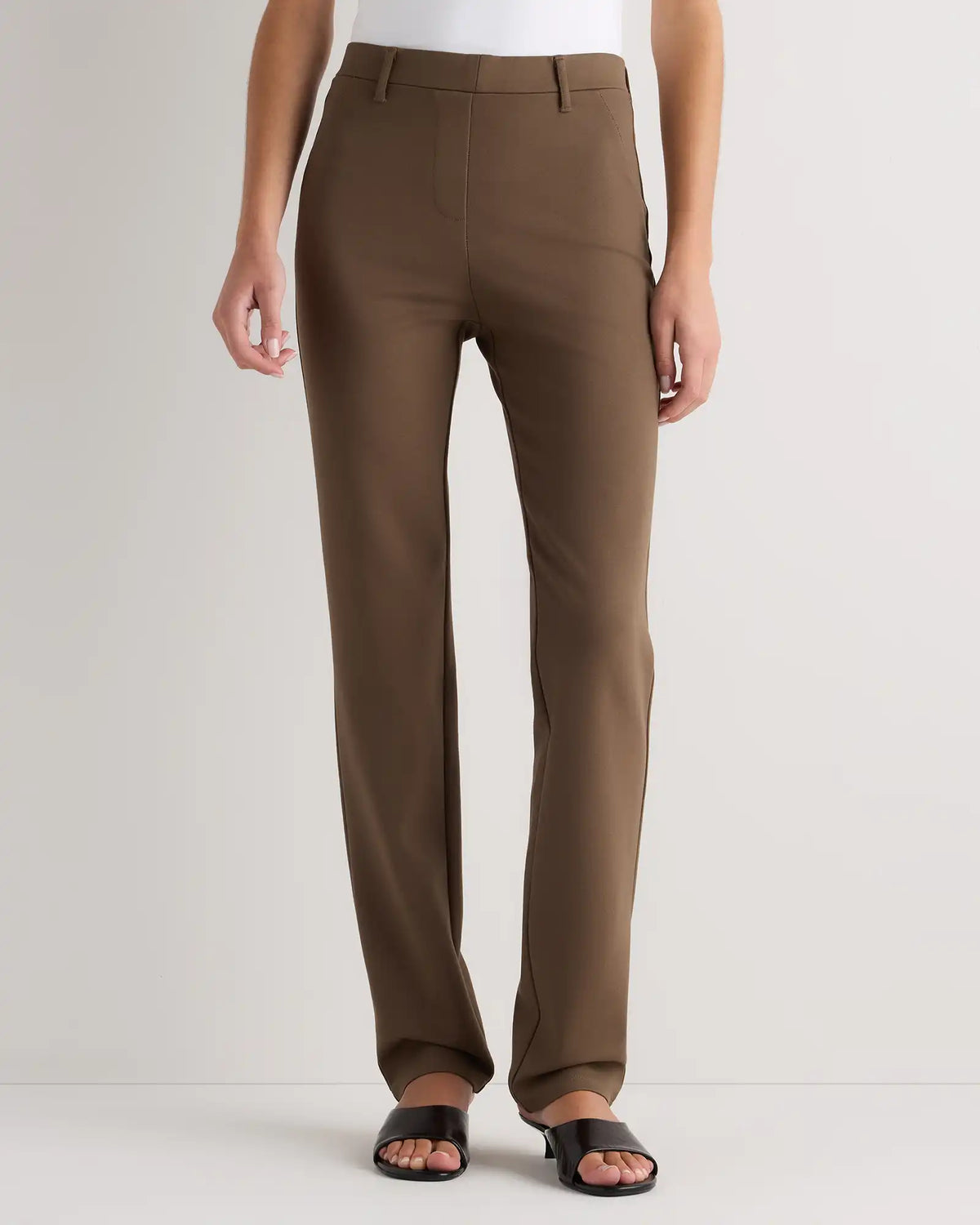 Ultra-Stretch Ponte Straight Leg Pants