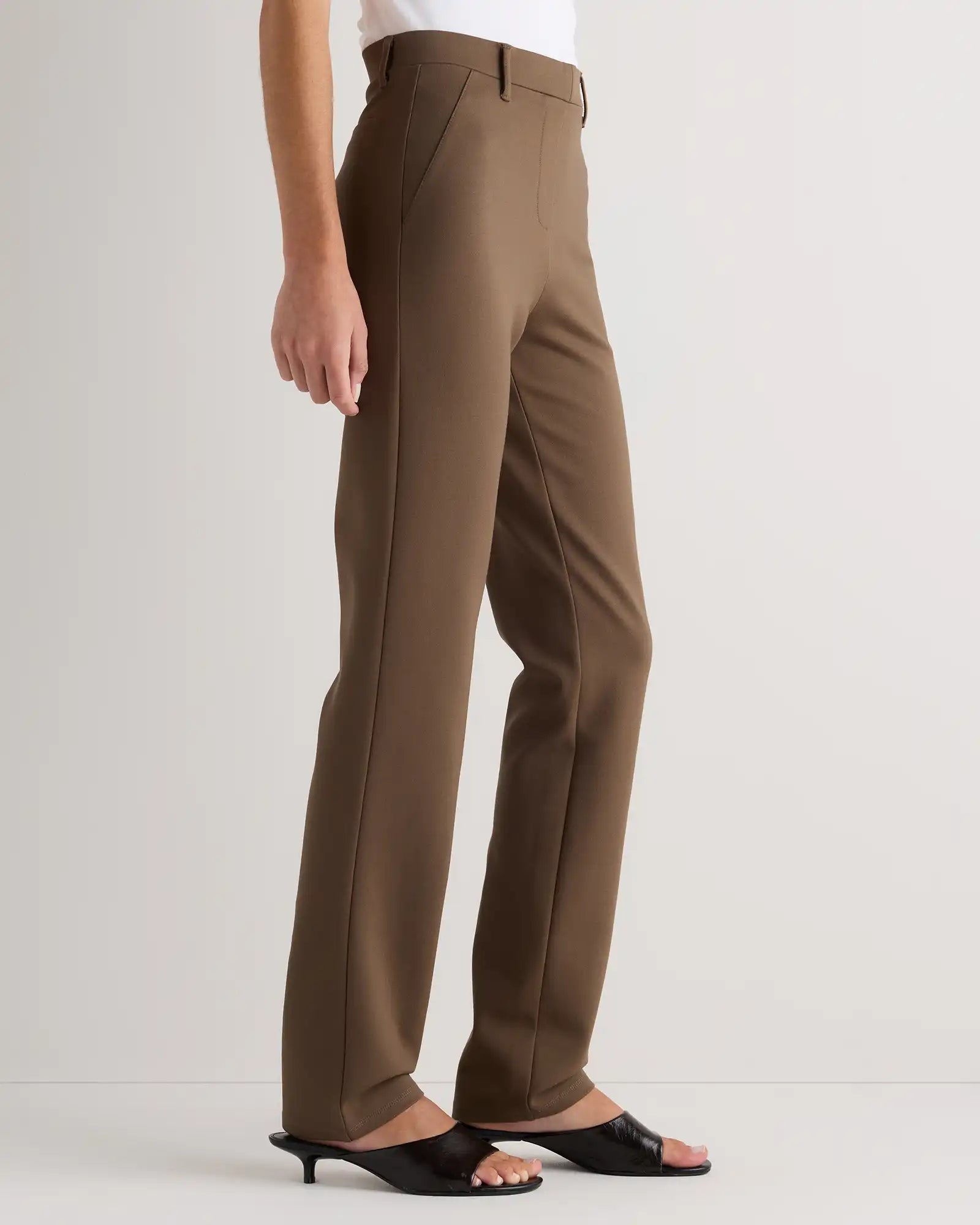 Ultra-Stretch Ponte Straight Leg Pants