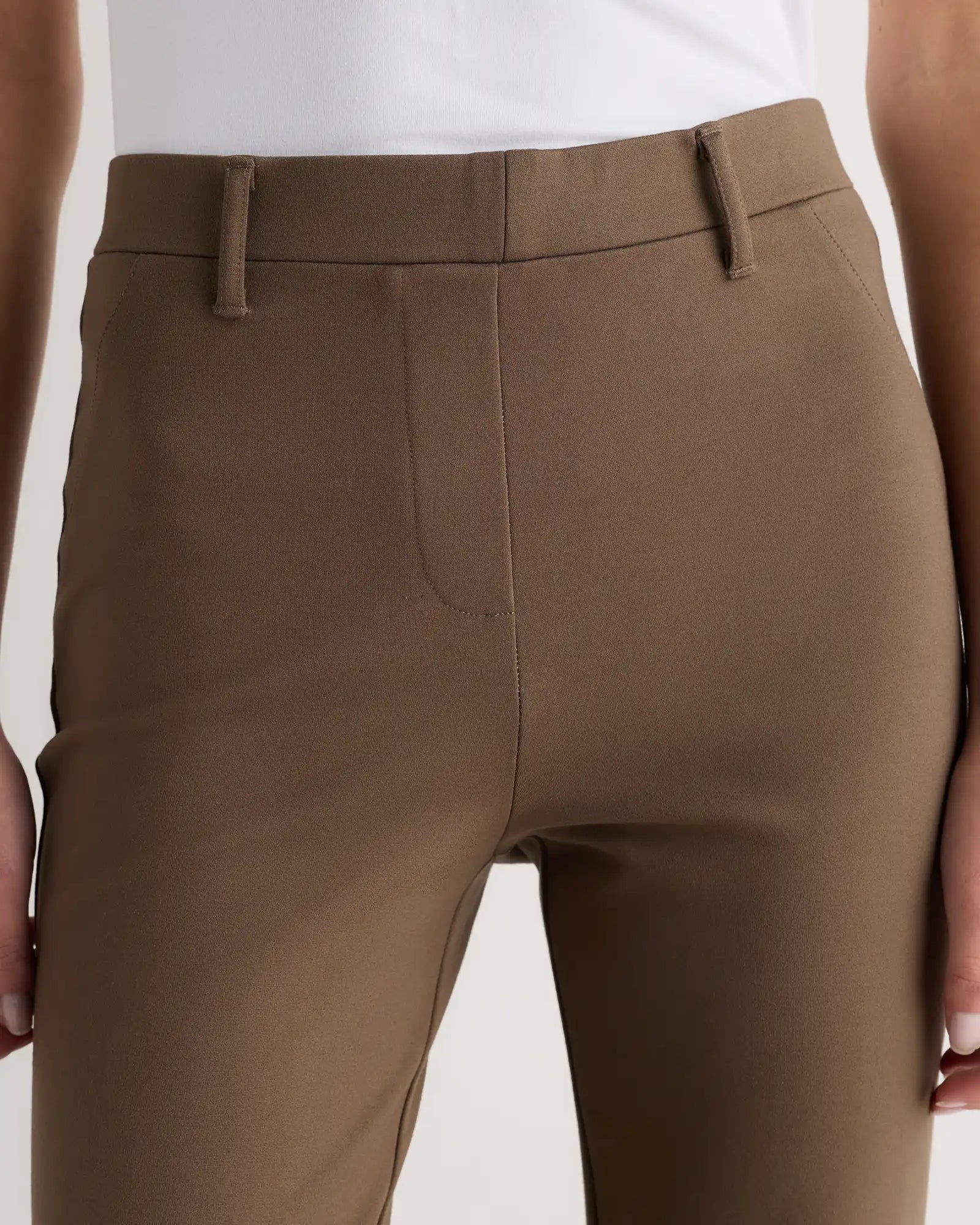 Ultra-Stretch Ponte Straight Leg Pants