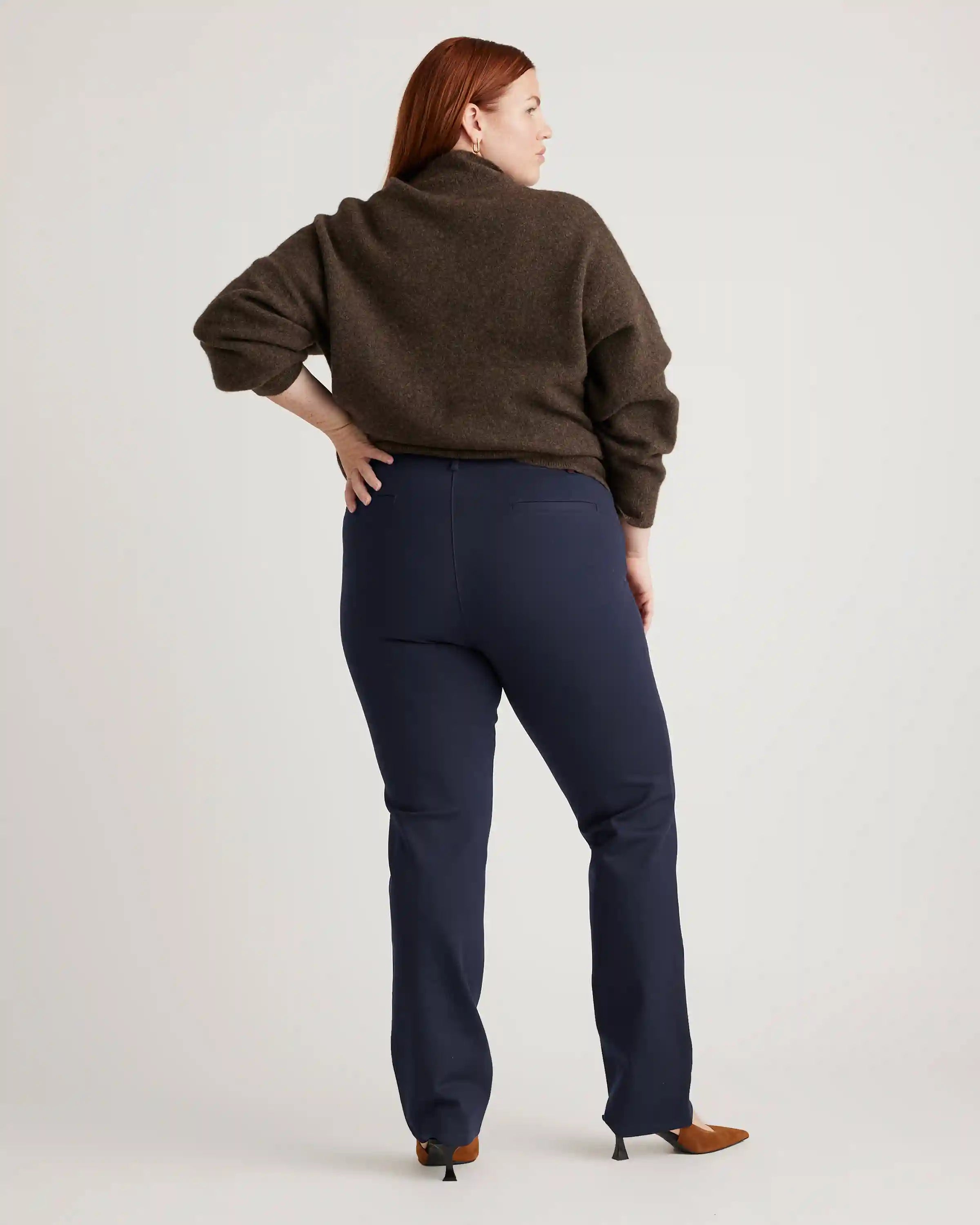 Ultra-Stretch Ponte Straight Leg Pants