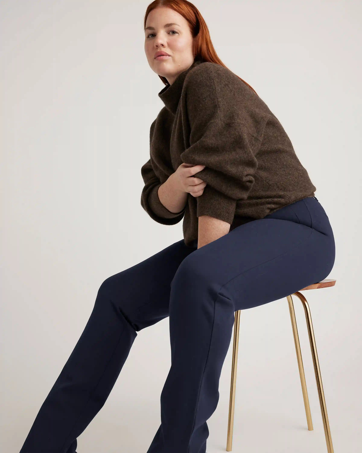 Ultra-Stretch Ponte Straight Leg Pants