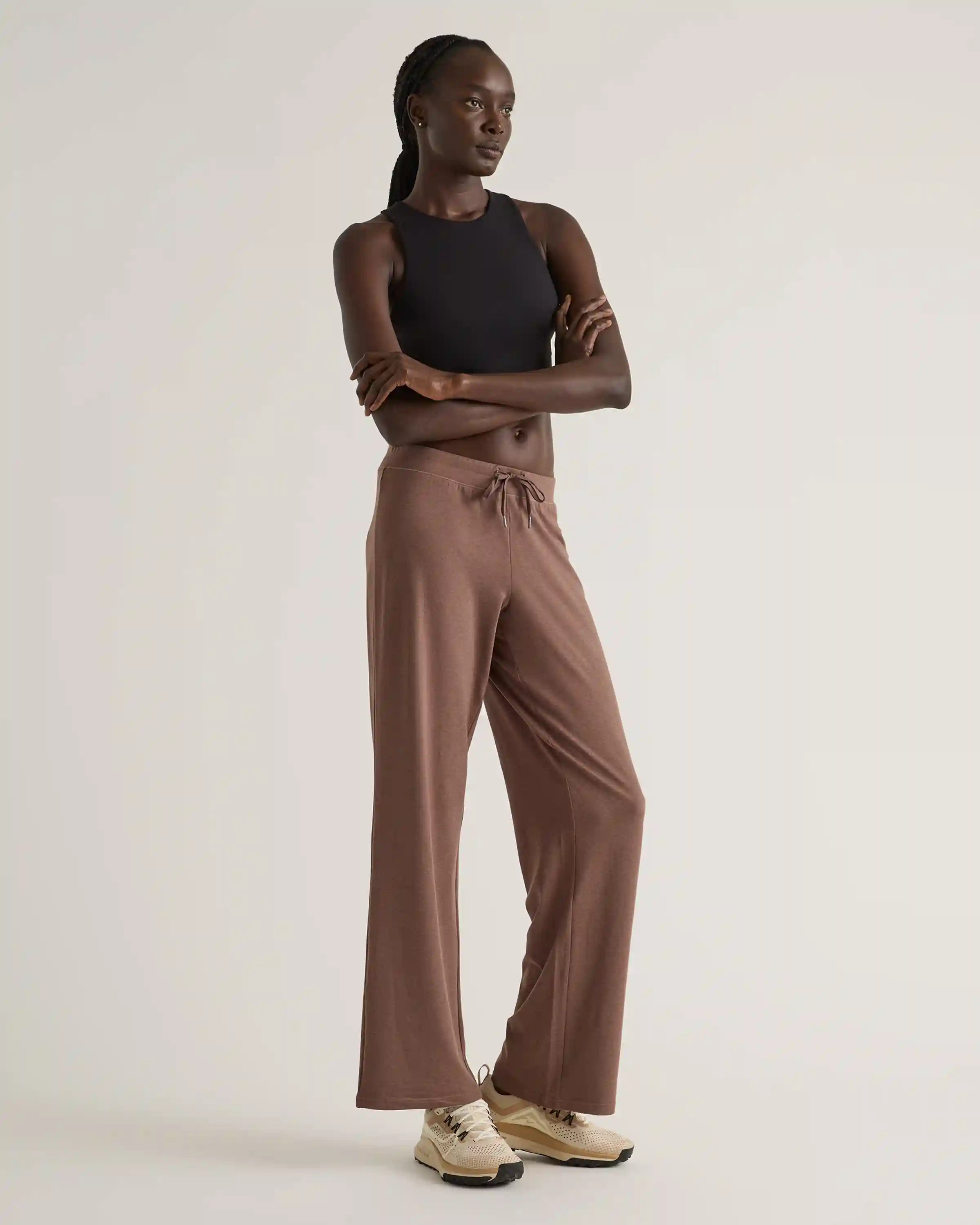 Flowknit Wide Leg Pants