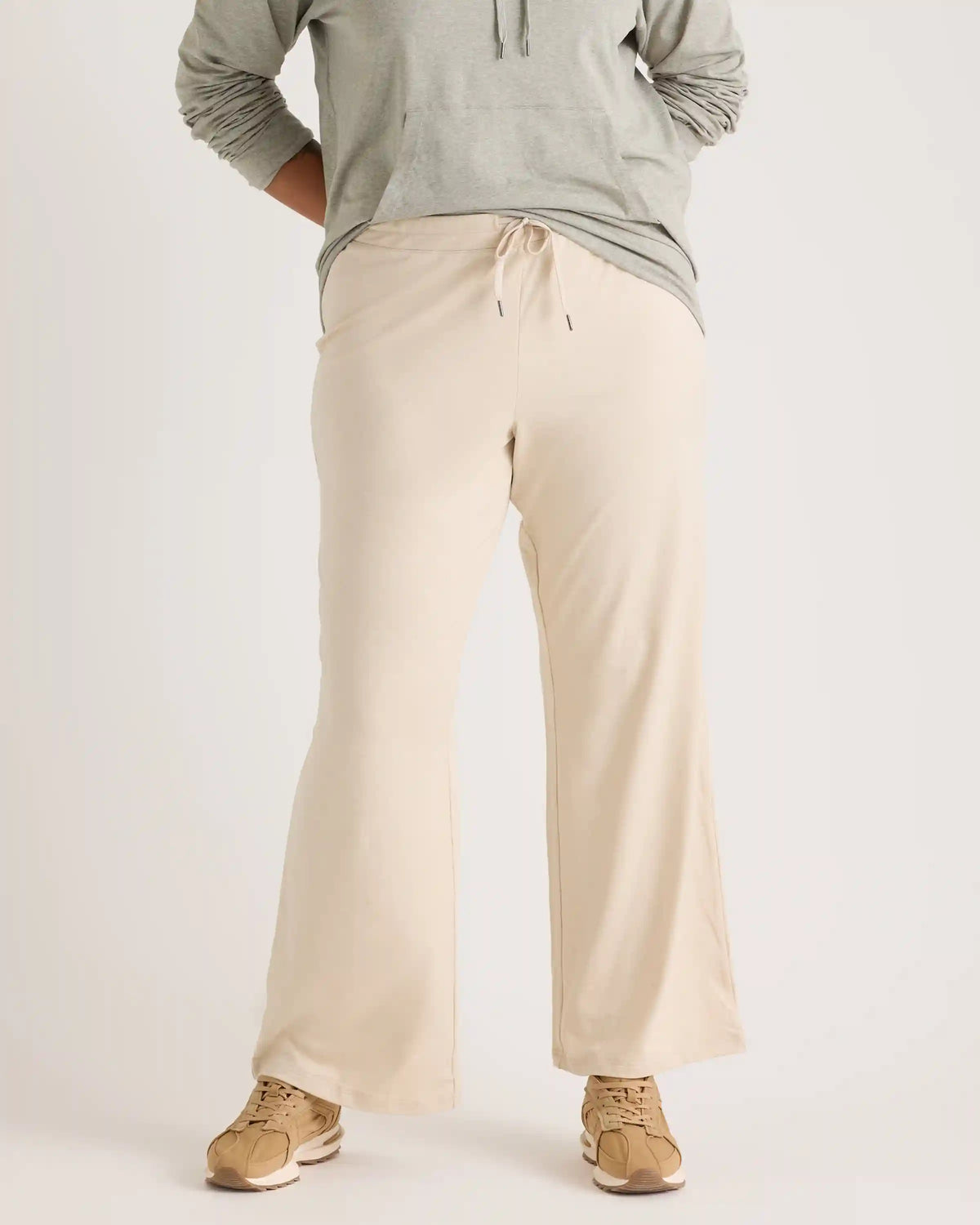 Flowknit Wide Leg Pants