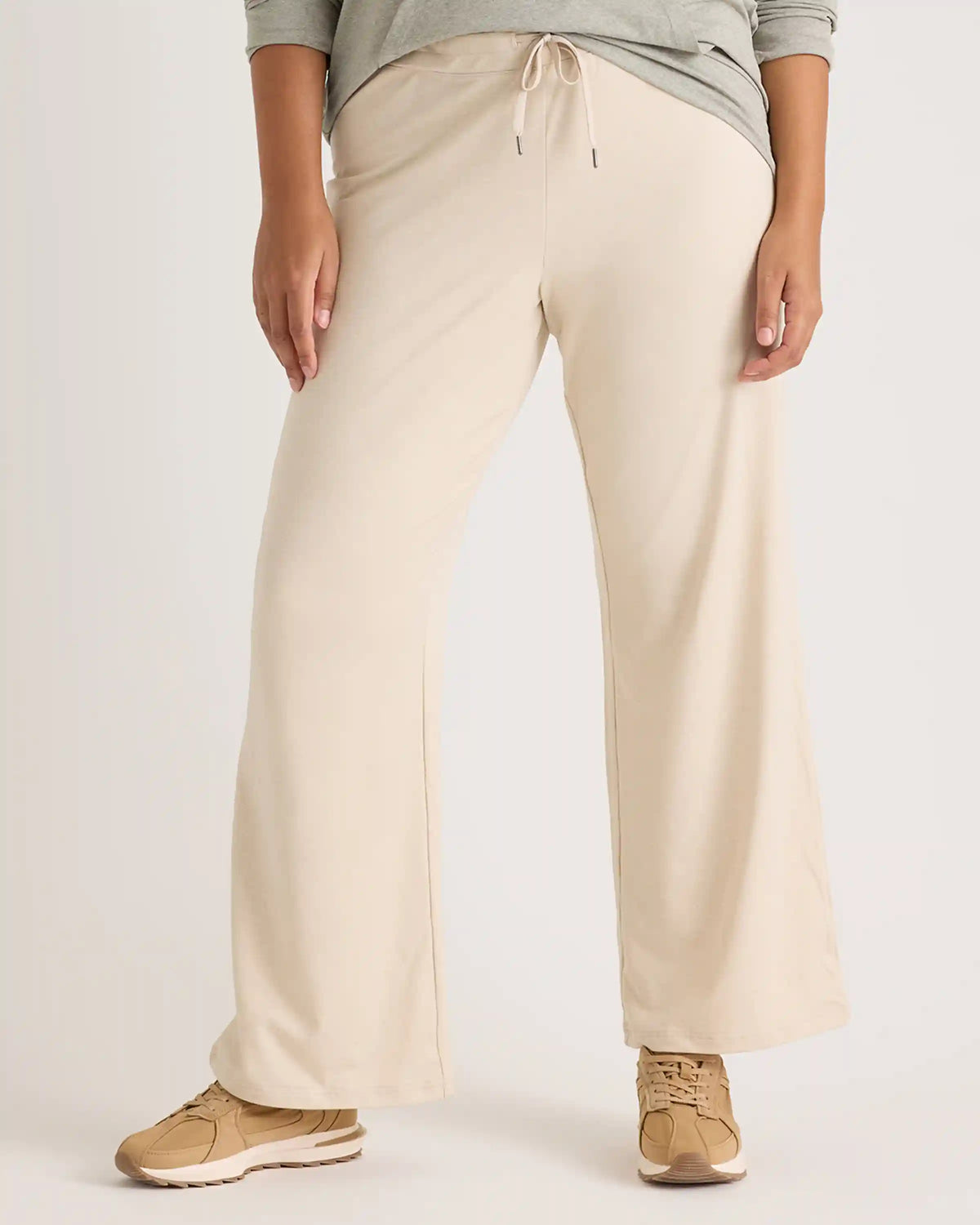 Flowknit Wide Leg Pants
