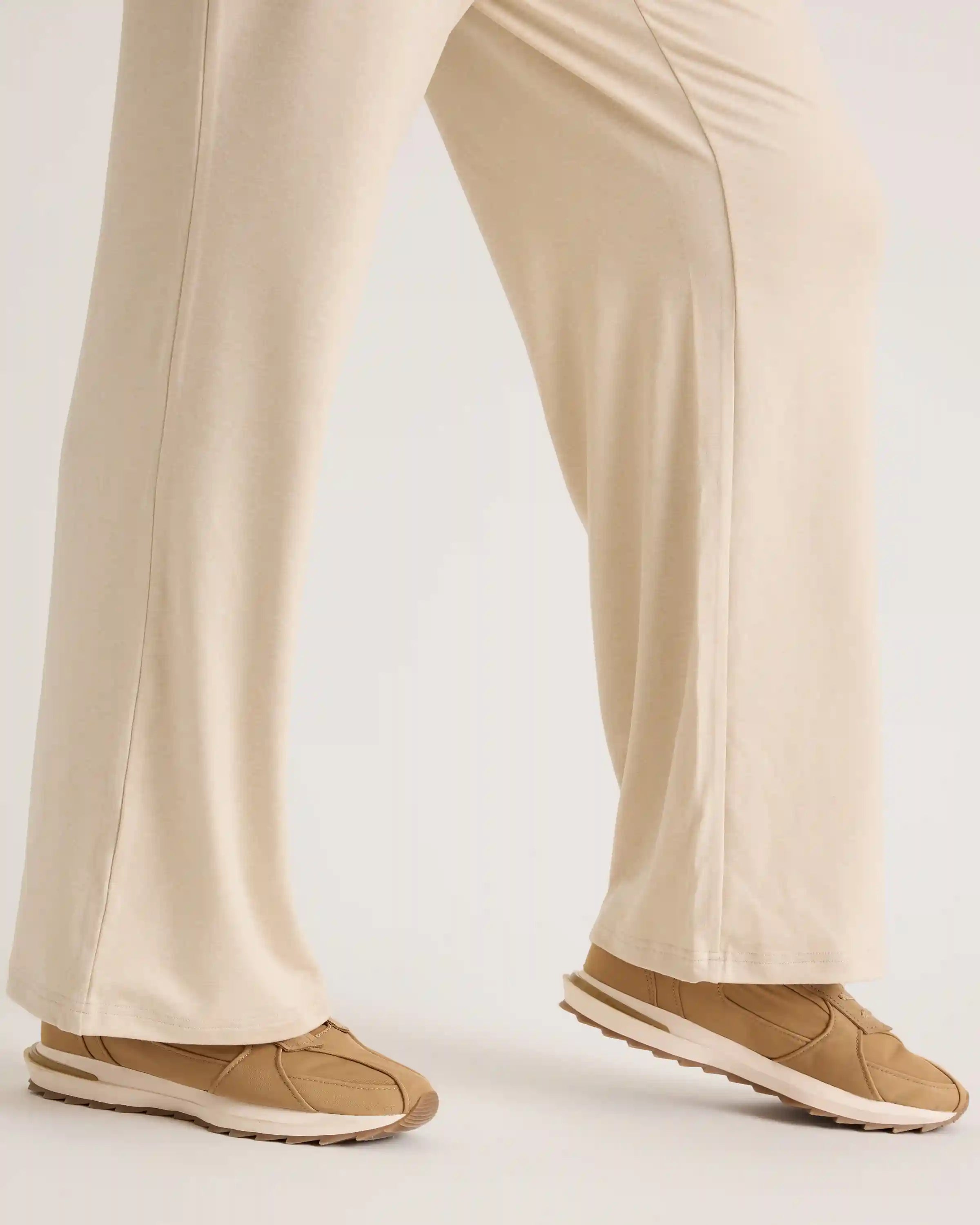 Flowknit Wide Leg Pants