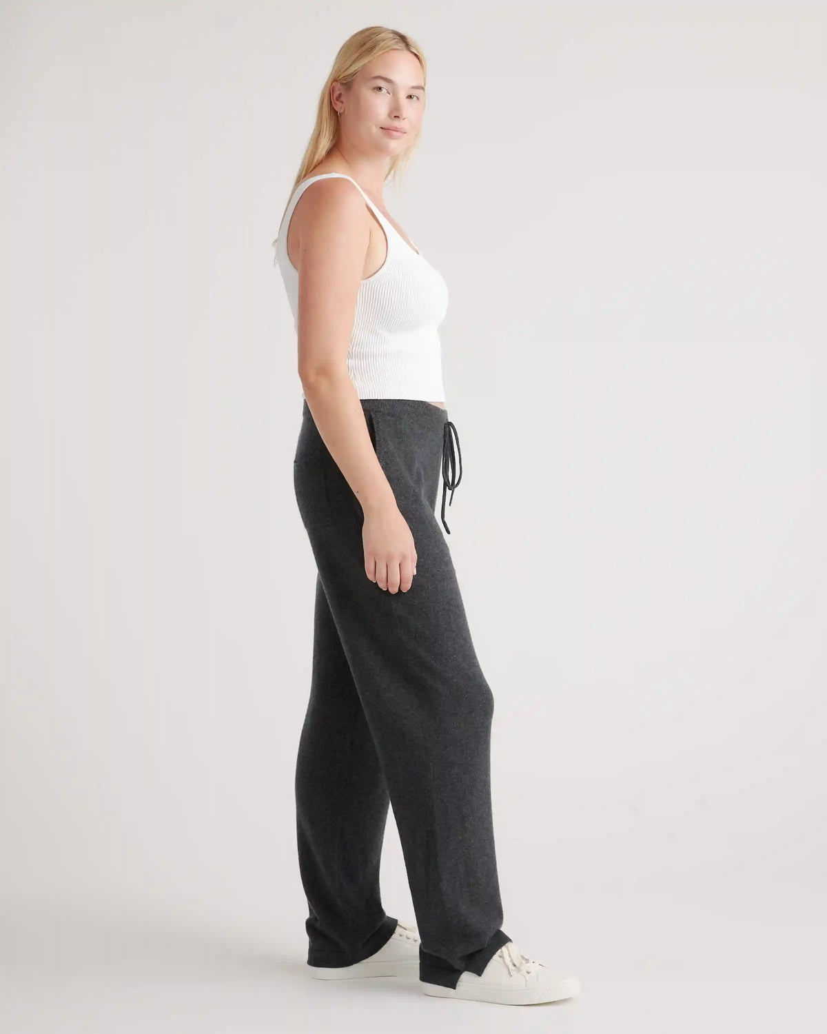 Mongolian Cashmere Straight Leg Pants