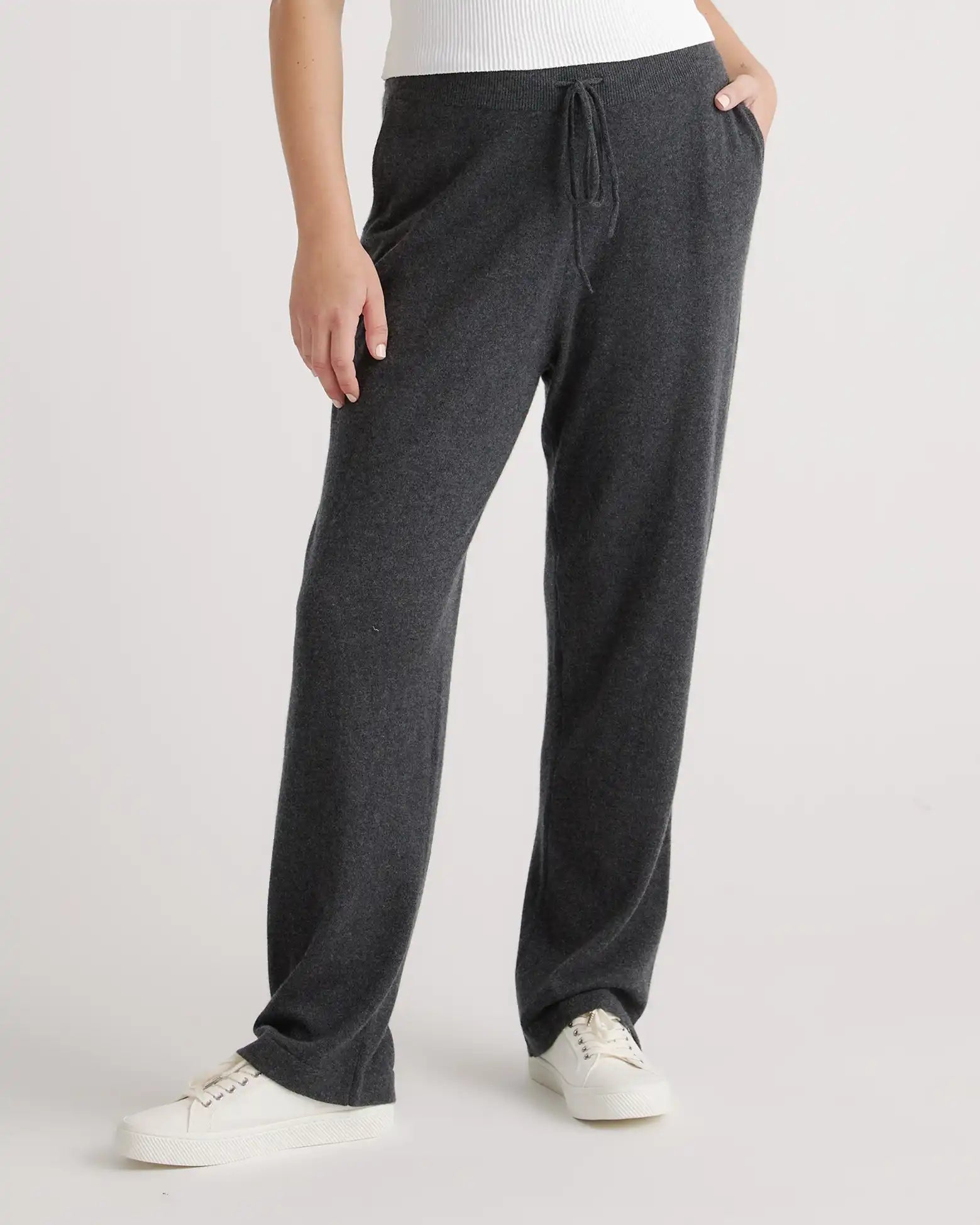 Mongolian Cashmere Straight Leg Pants