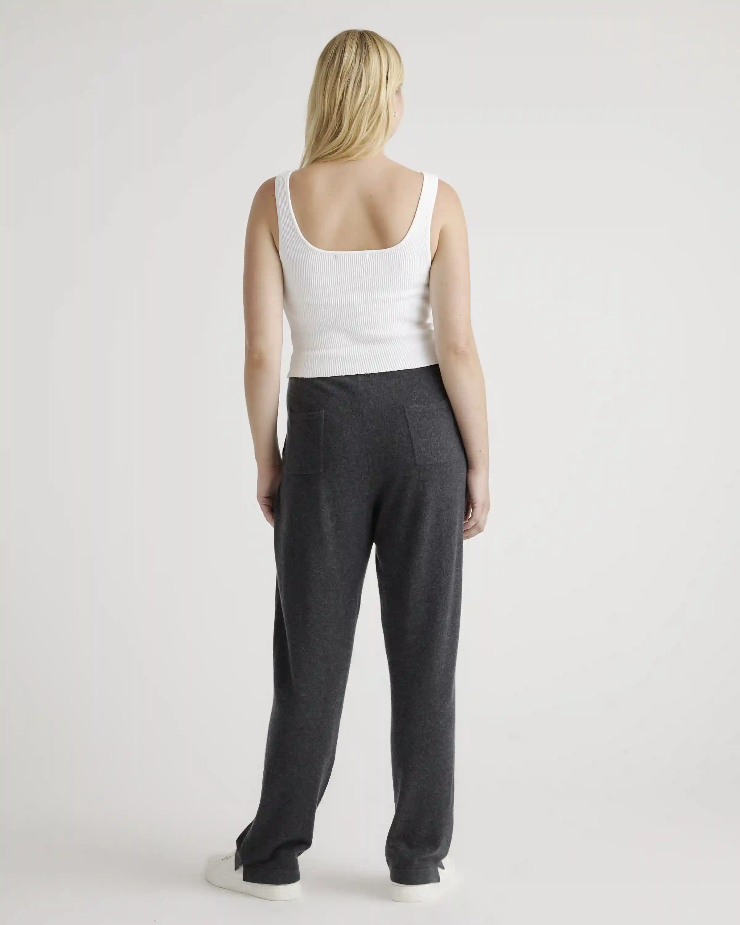 Mongolian Cashmere Straight Leg Pants