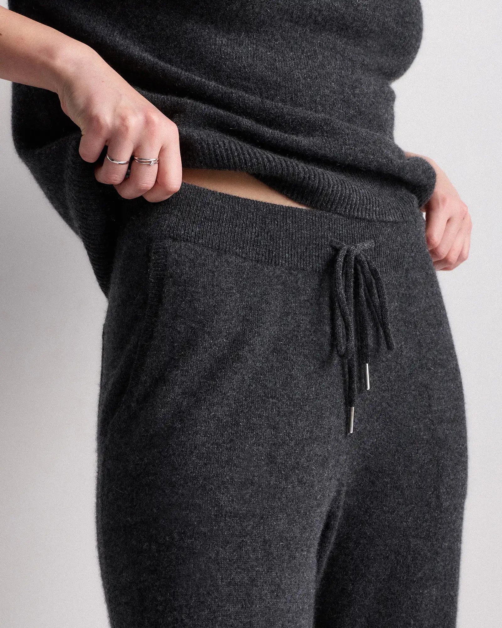 Mongolian Cashmere Straight Leg Pants