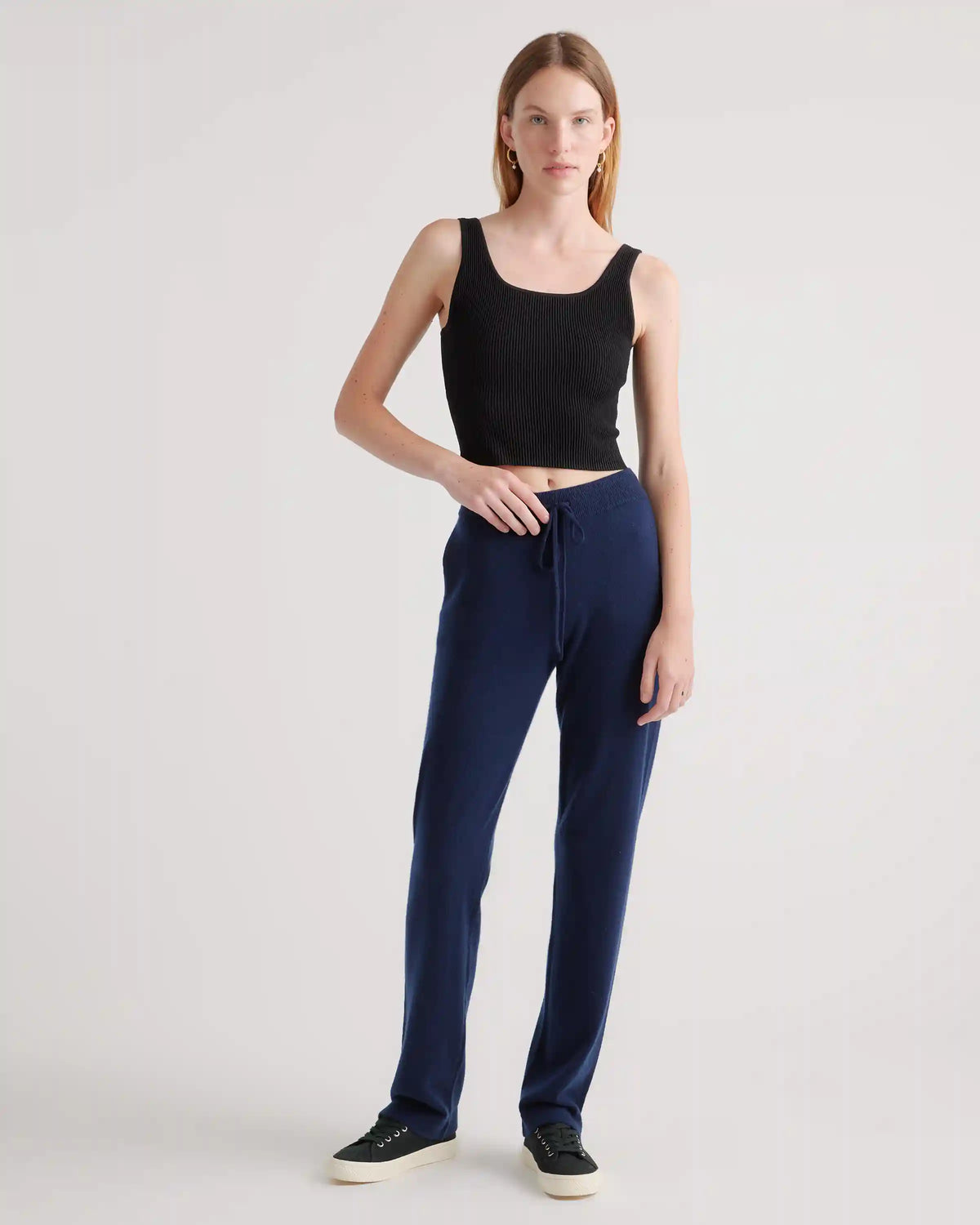 Mongolian Cashmere Straight Leg Pants
