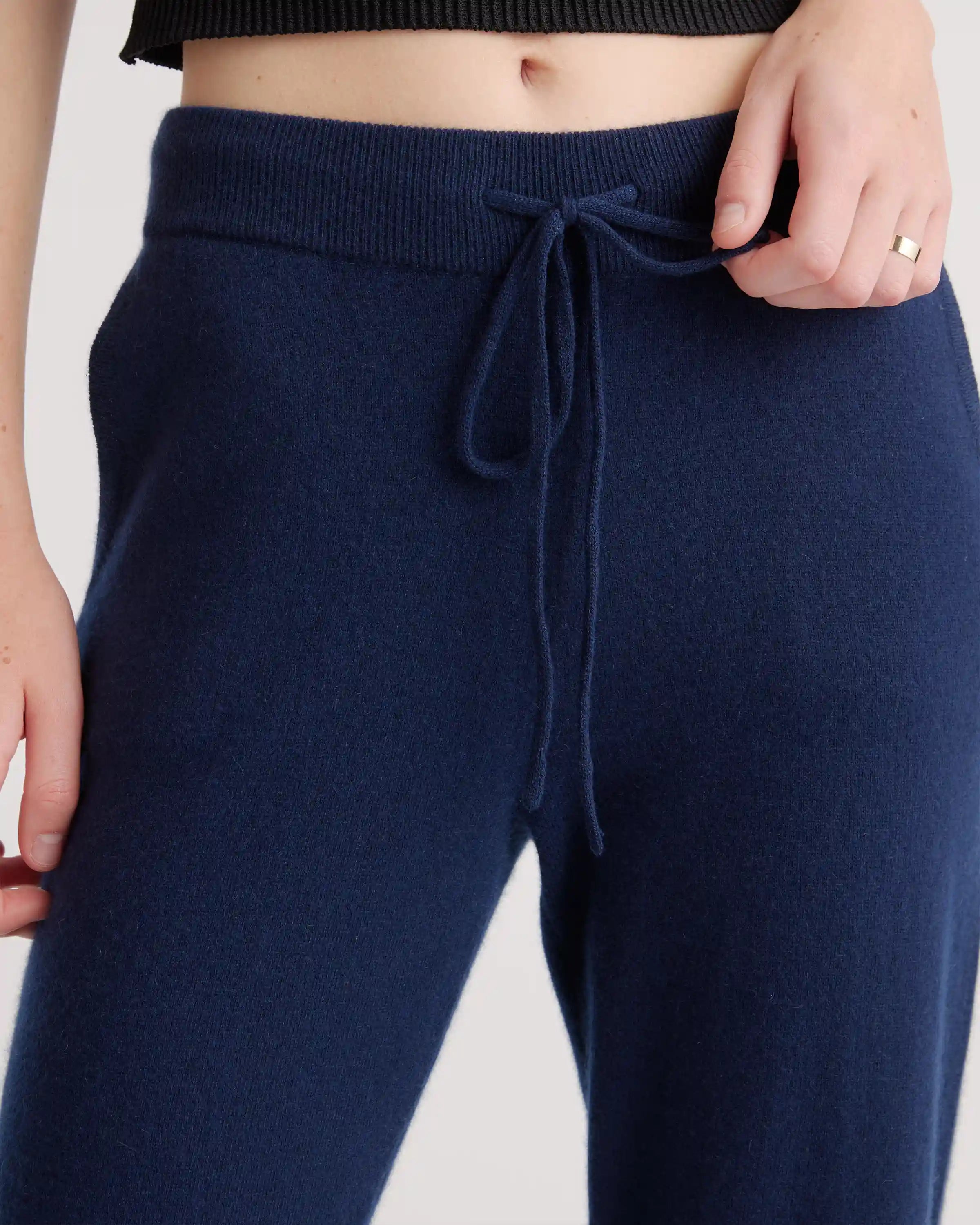 Mongolian Cashmere Straight Leg Pants