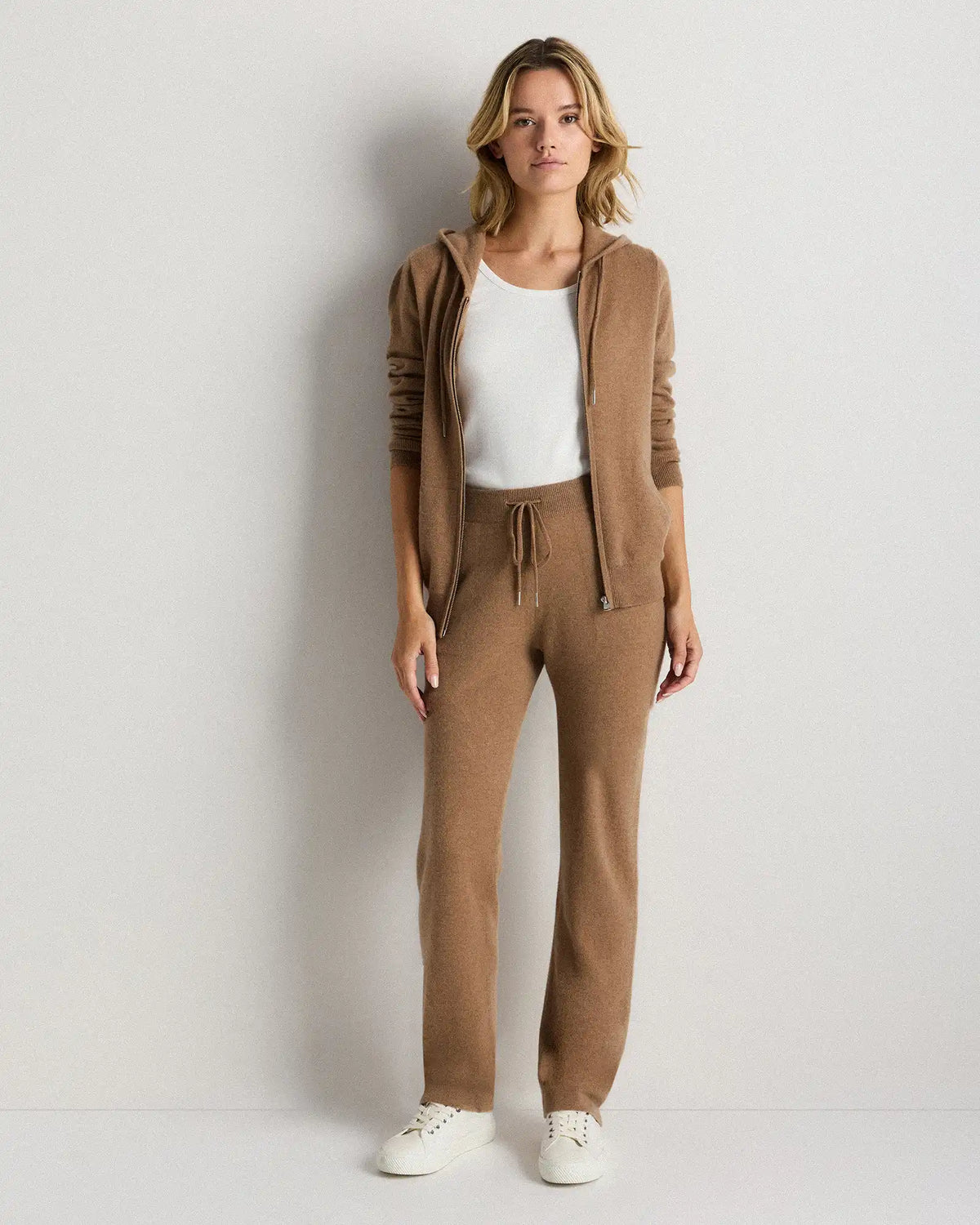 Mongolian Cashmere Straight Leg Pants