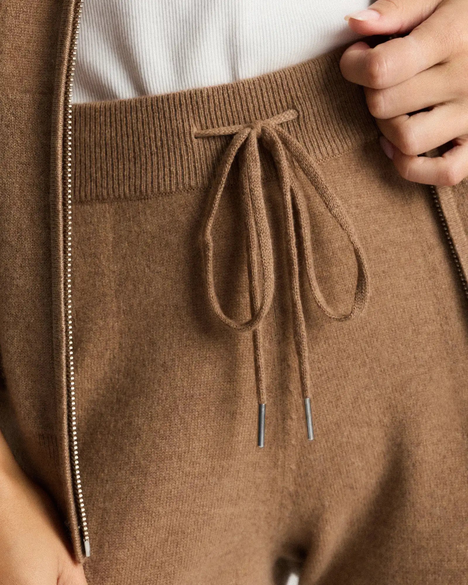 Mongolian Cashmere Straight Leg Pants