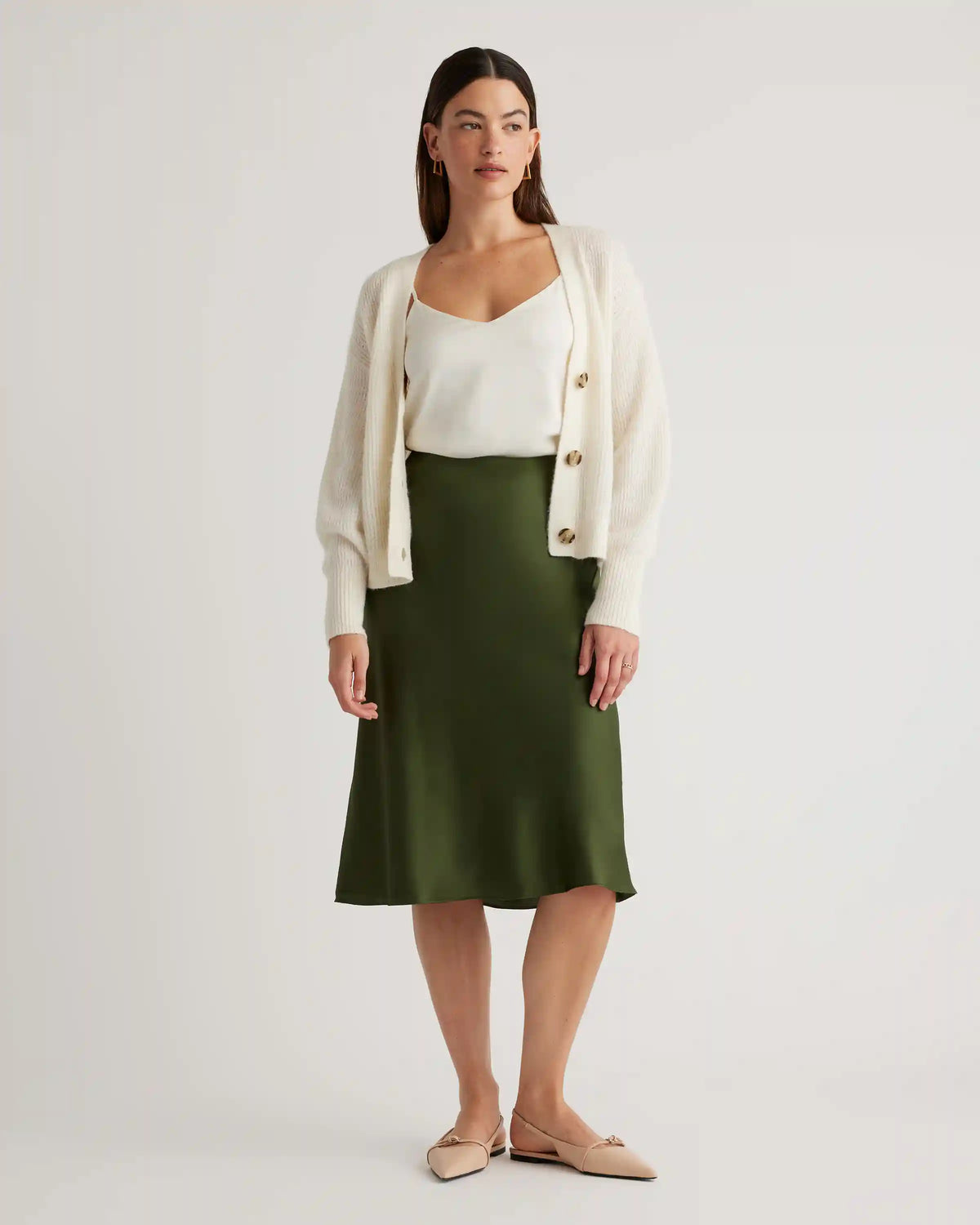 100% Washable Silk Skirt