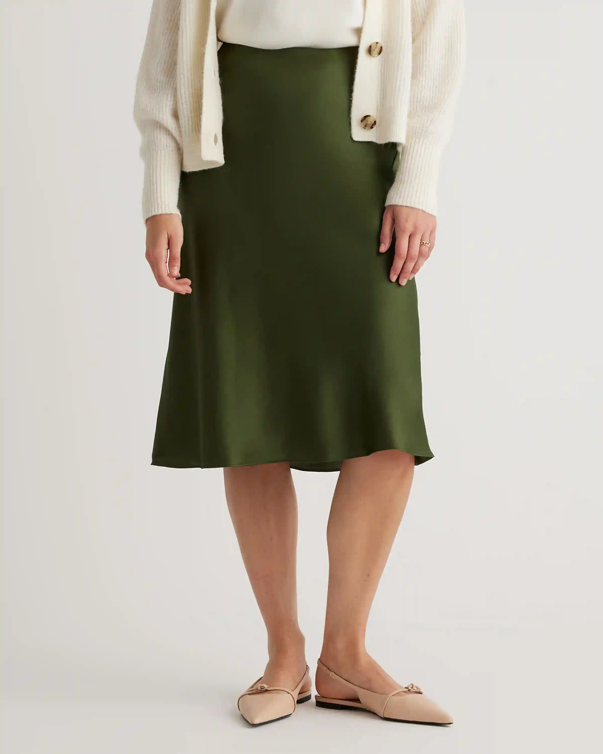 100% Washable Silk Skirt