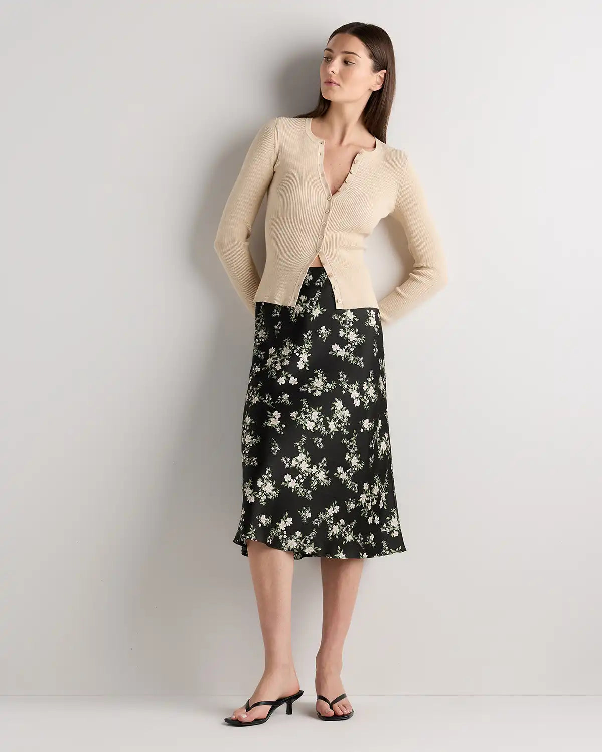 100% Washable Silk Skirt