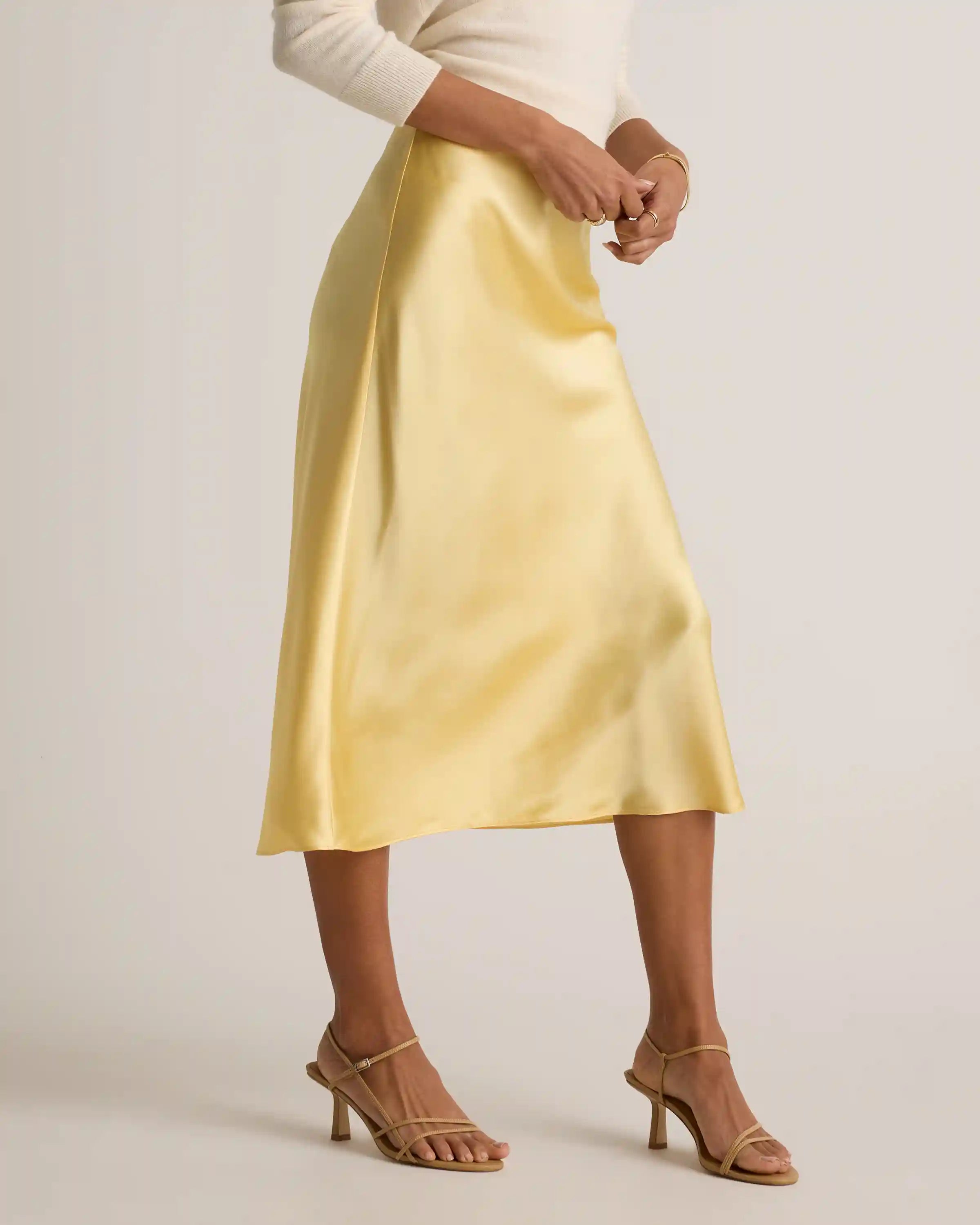 100% Washable Silk Skirt