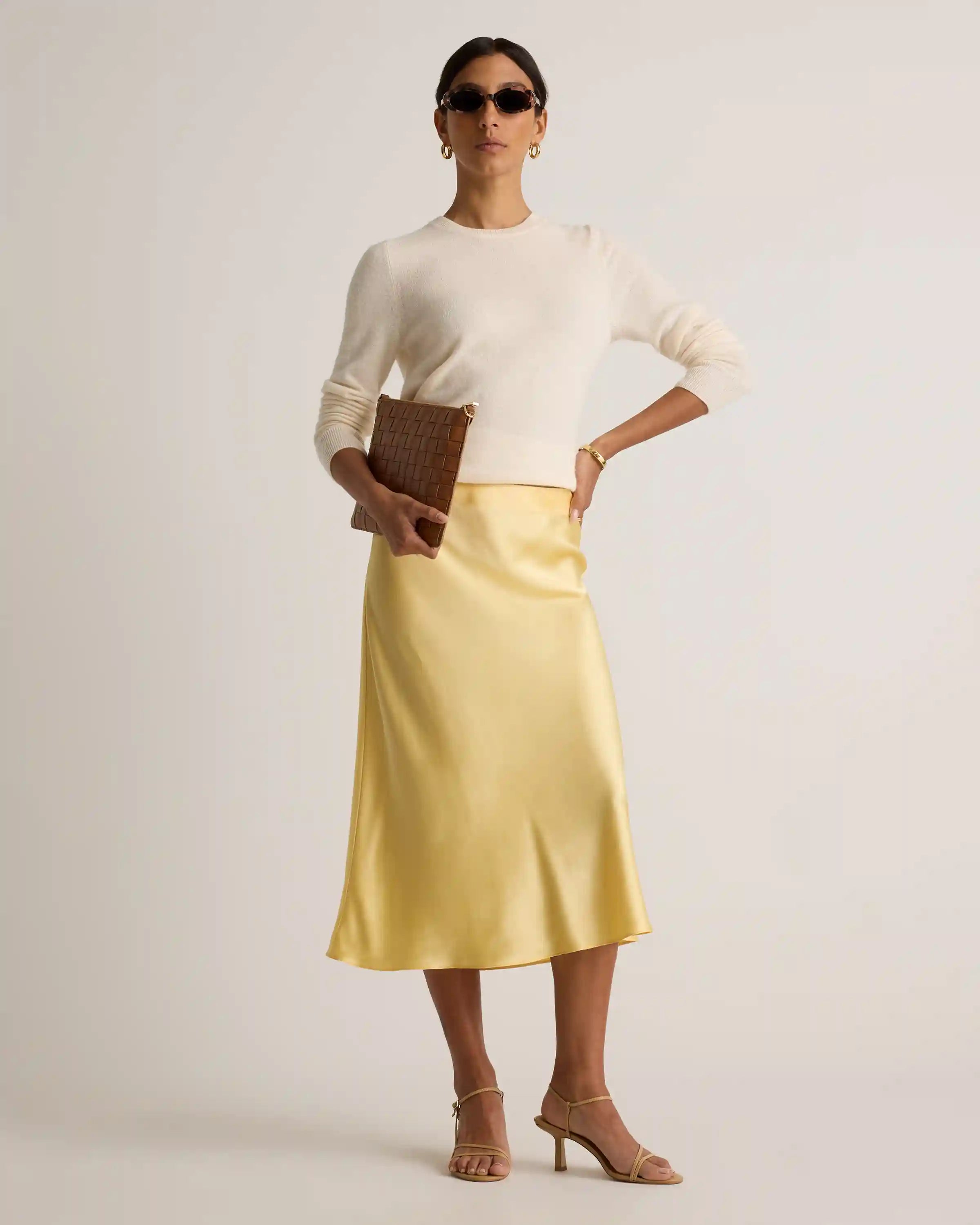 100% Washable Silk Skirt
