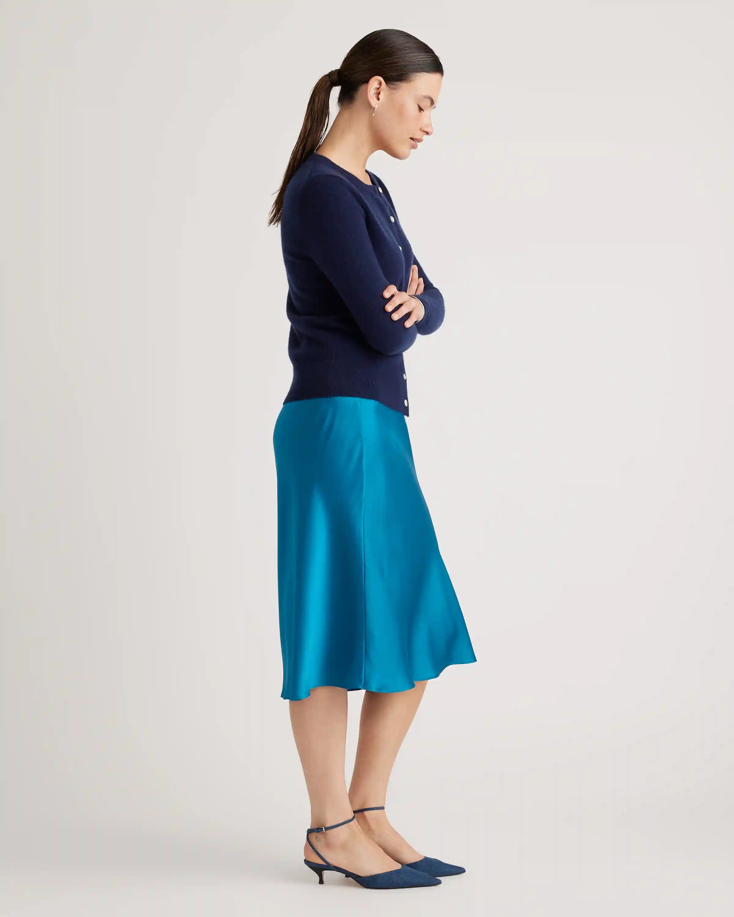 100% Washable Silk Skirt