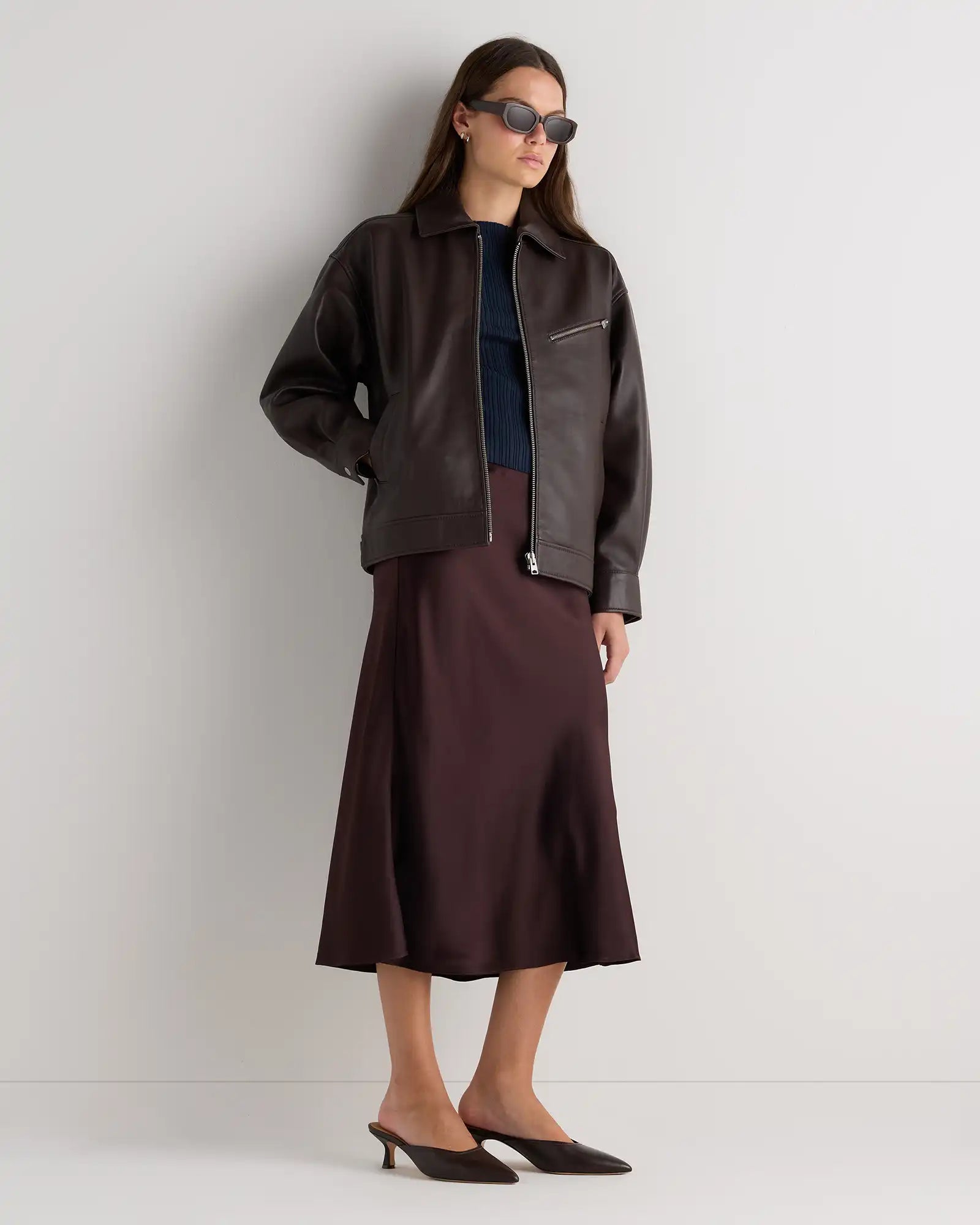 100% Washable Silk Skirt