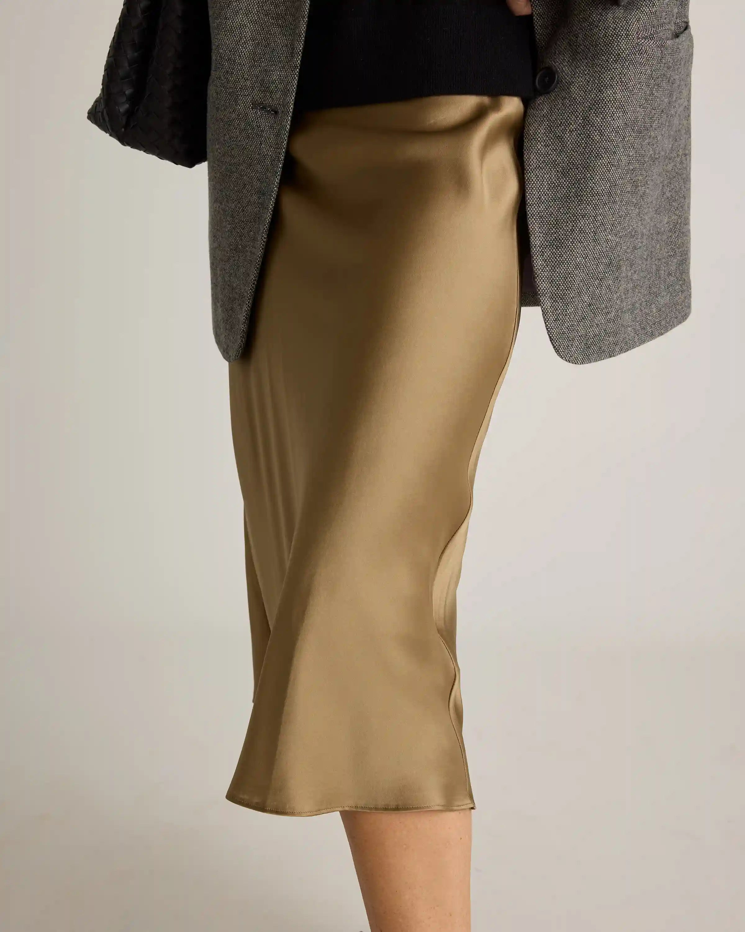 100% Washable Silk Skirt
