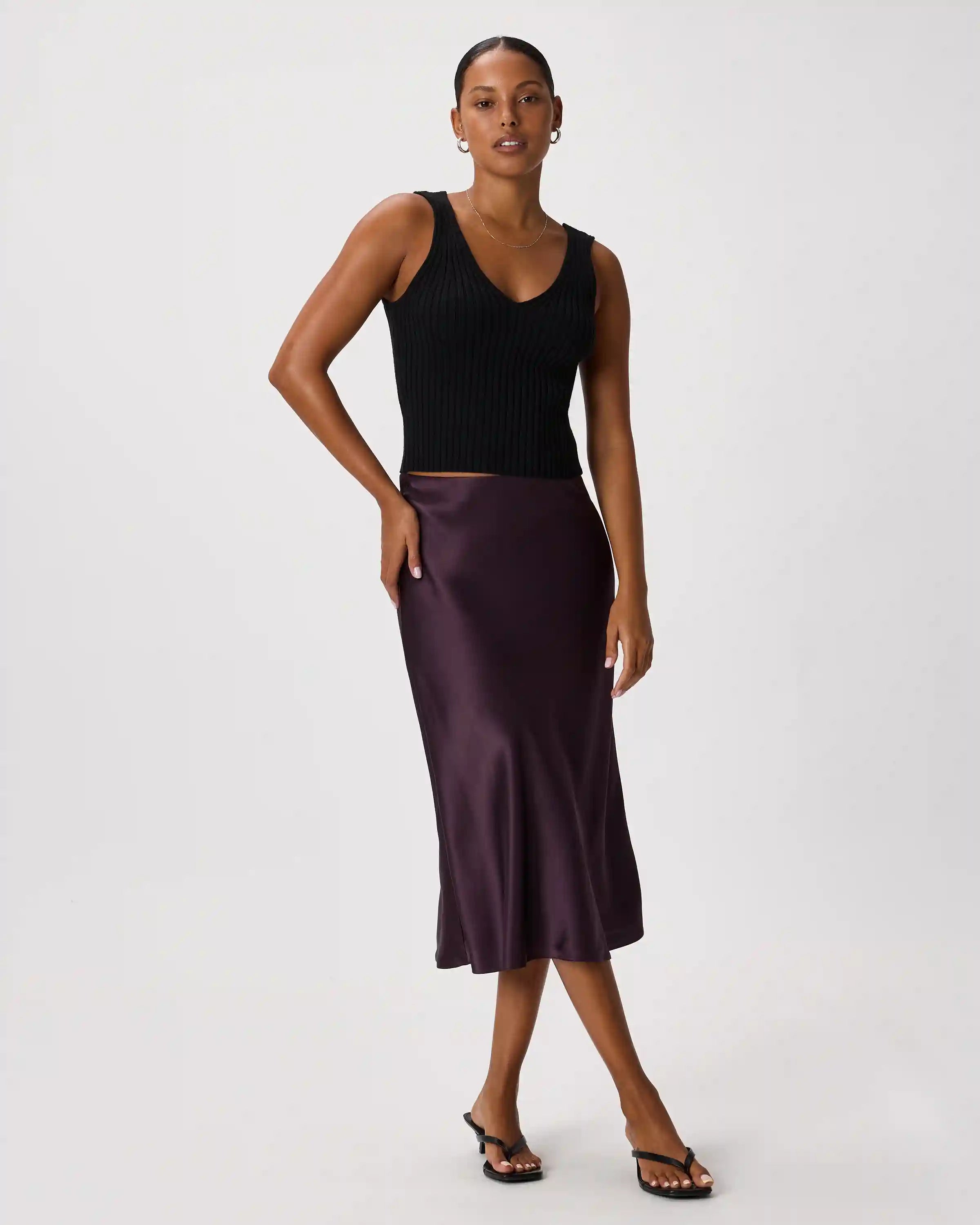 100% Washable Silk Skirt