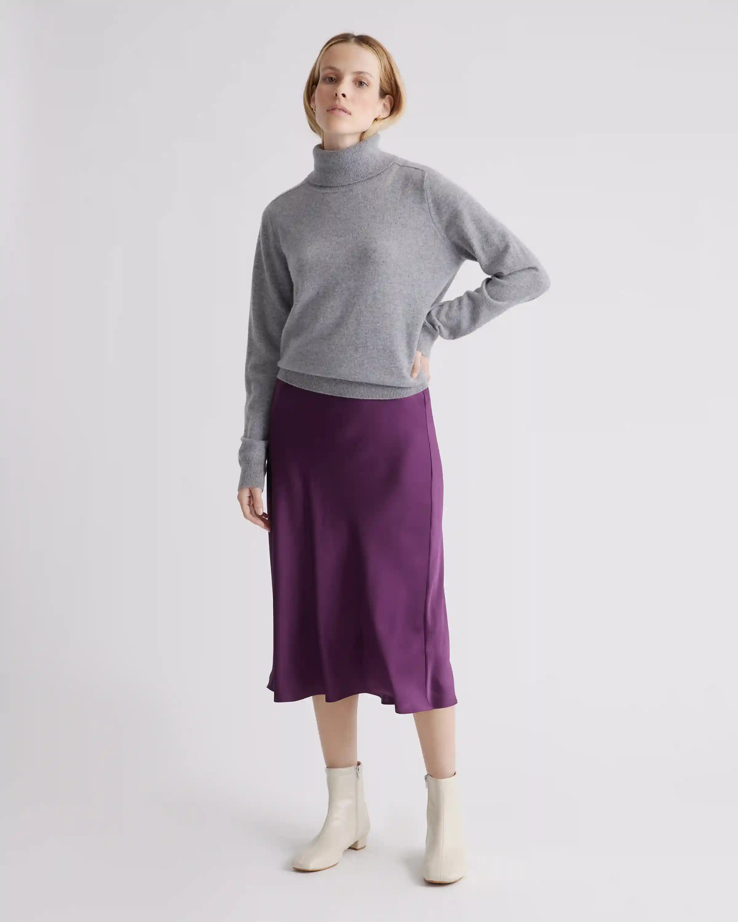 100% Washable Silk Skirt