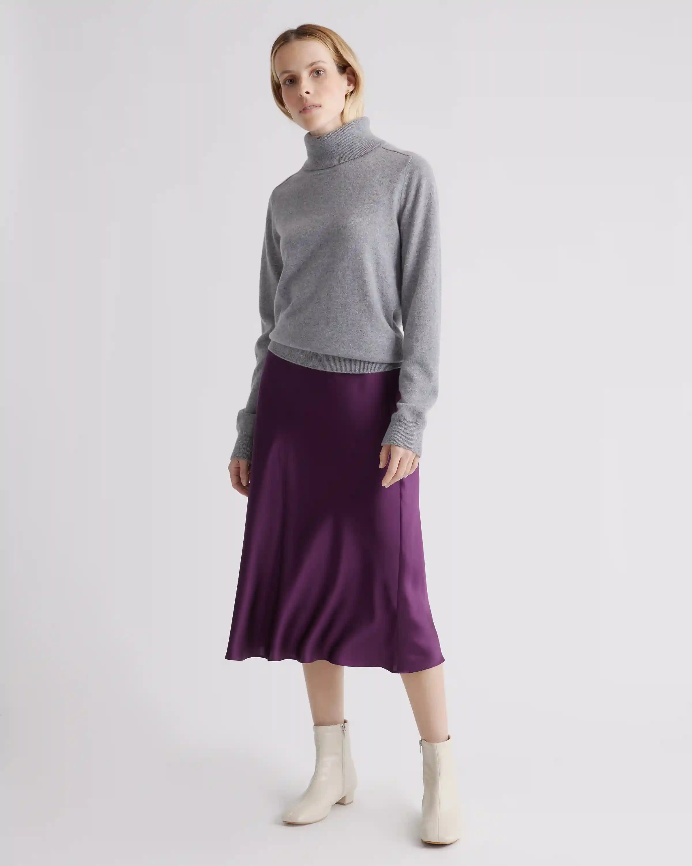 100% Washable Silk Skirt