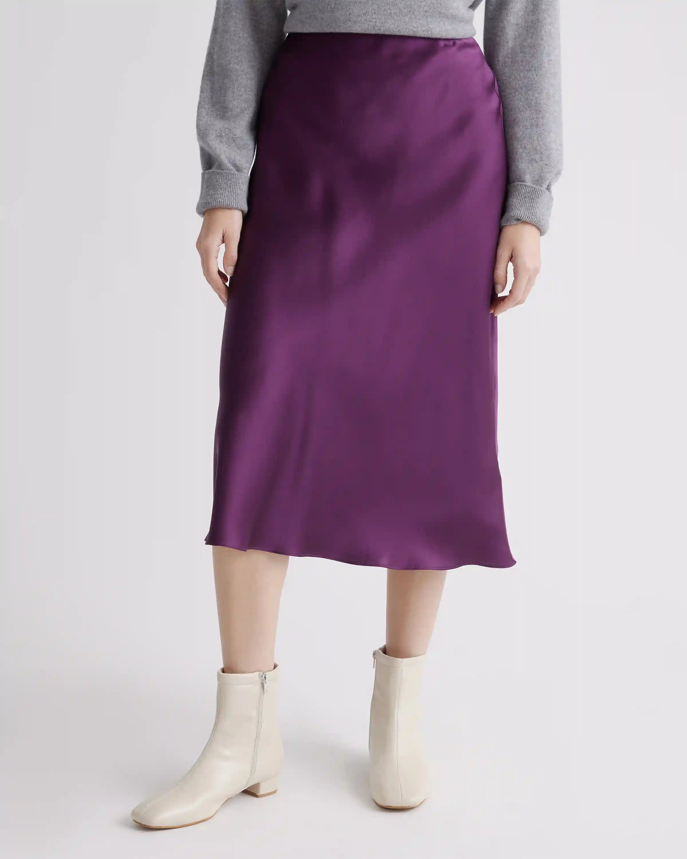 100% Washable Silk Skirt