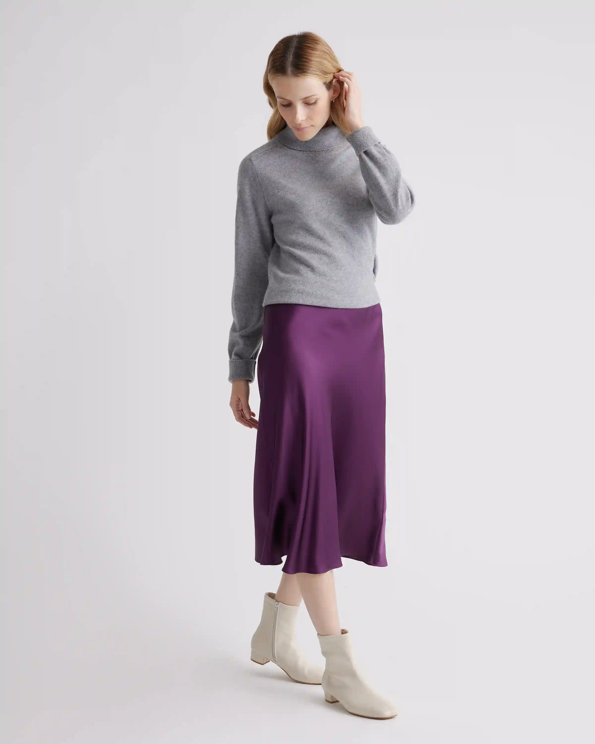 100% Washable Silk Skirt