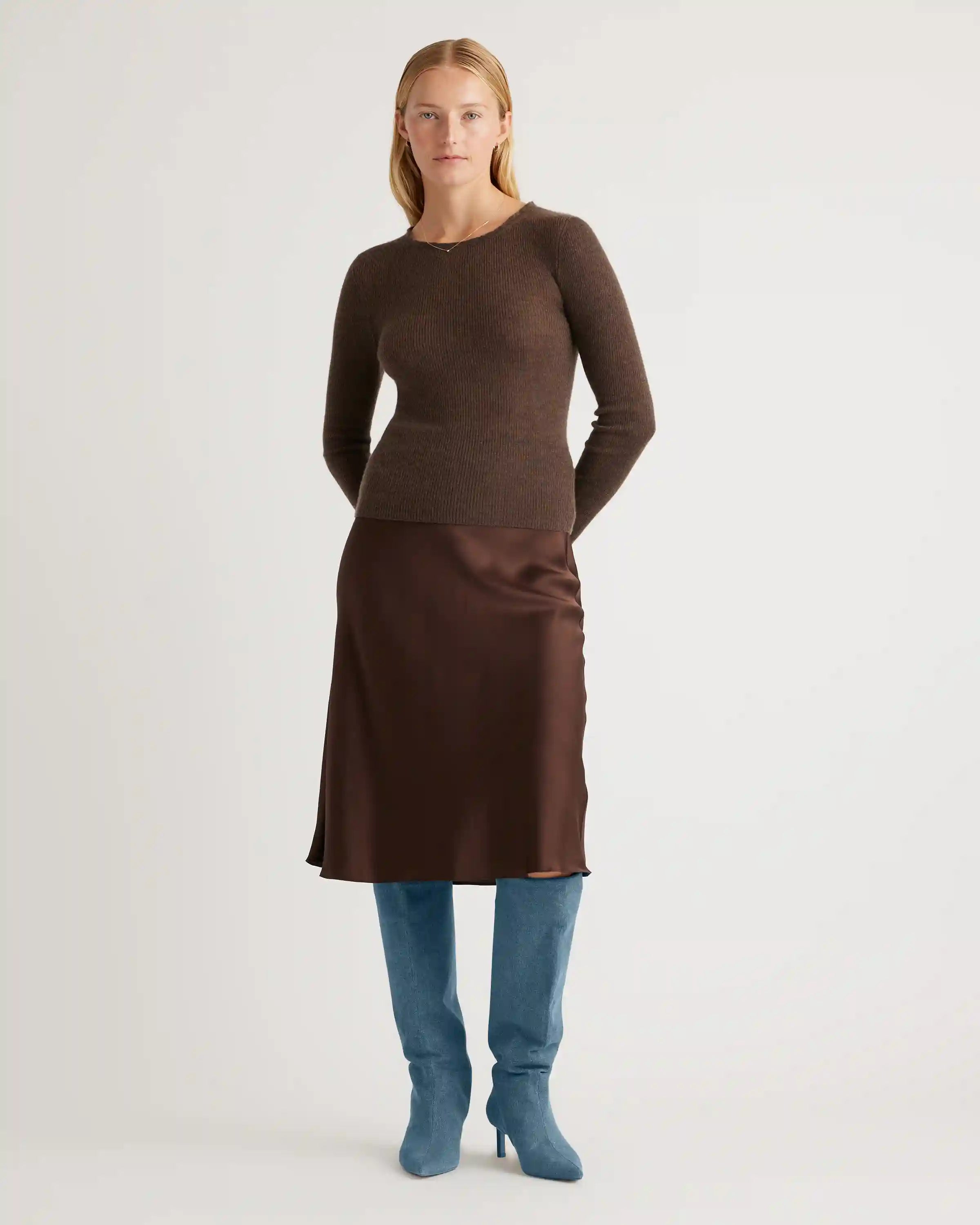 100% Washable Silk Skirt