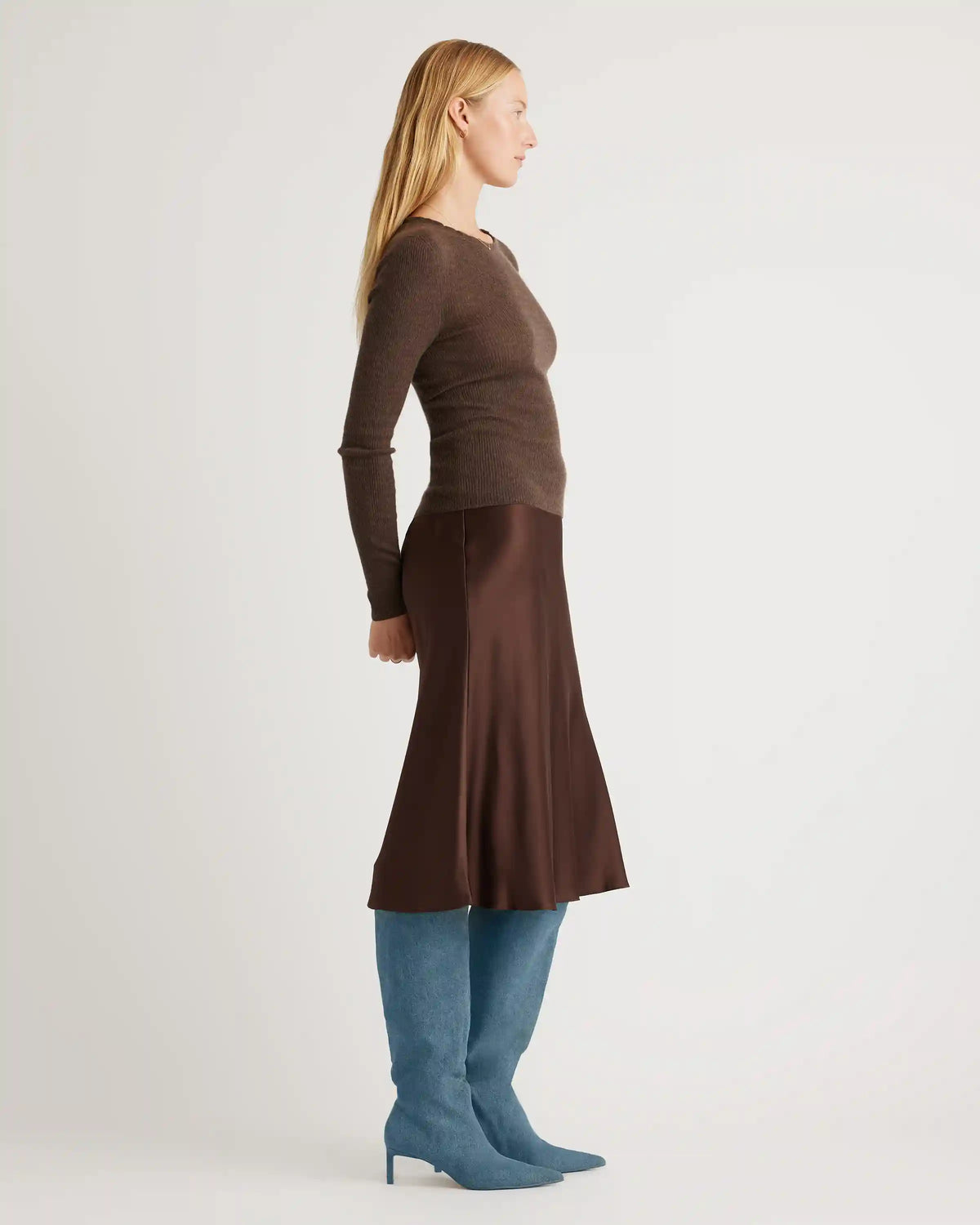 100% Washable Silk Skirt