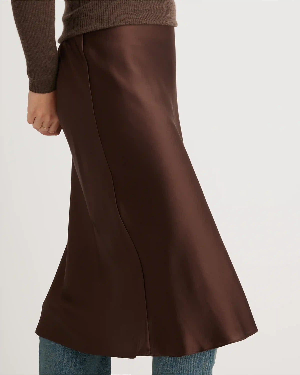100% Washable Silk Skirt