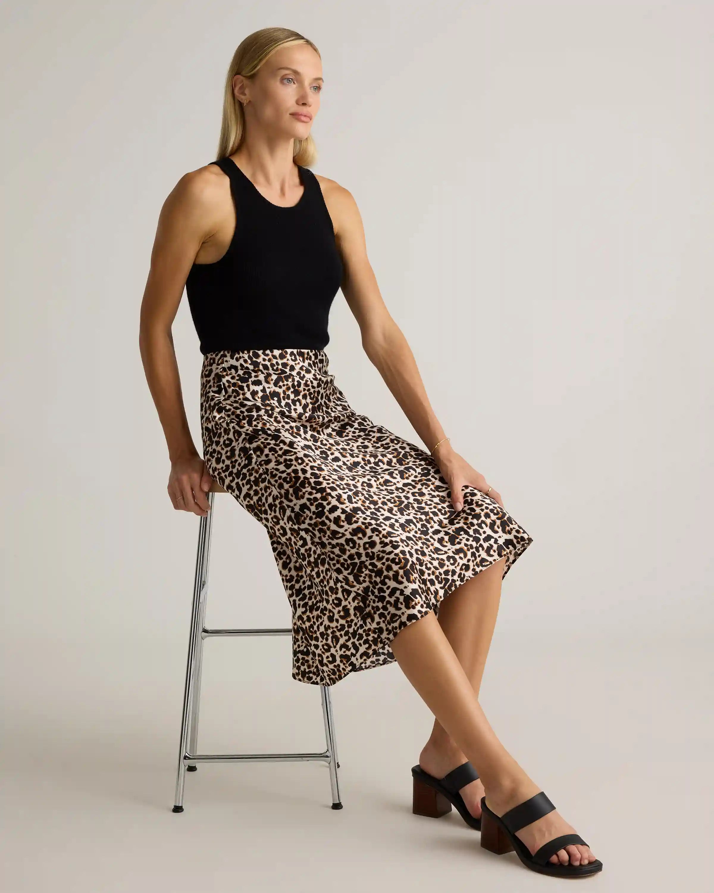 100% Washable Silk Skirt
