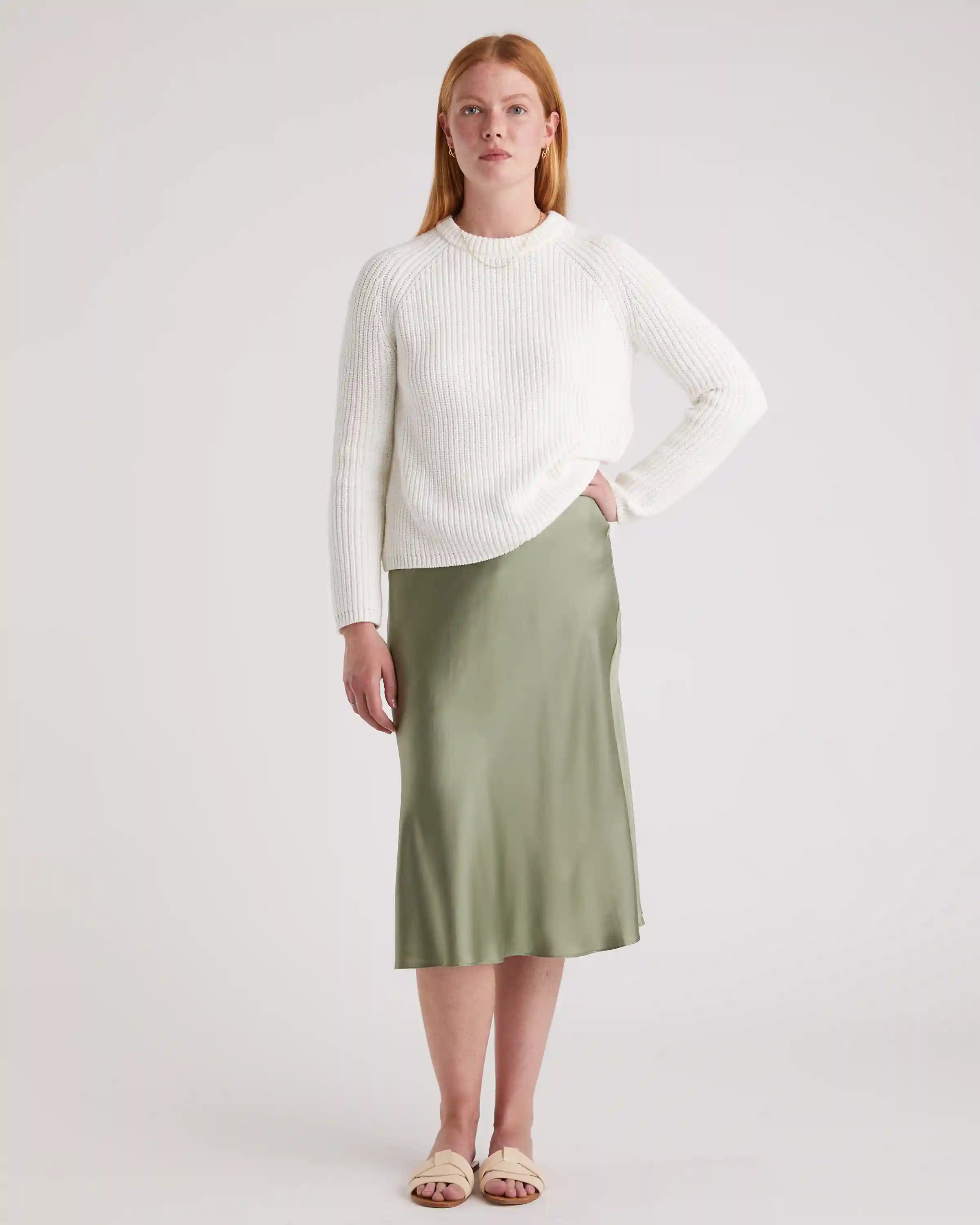 100% Washable Silk Skirt