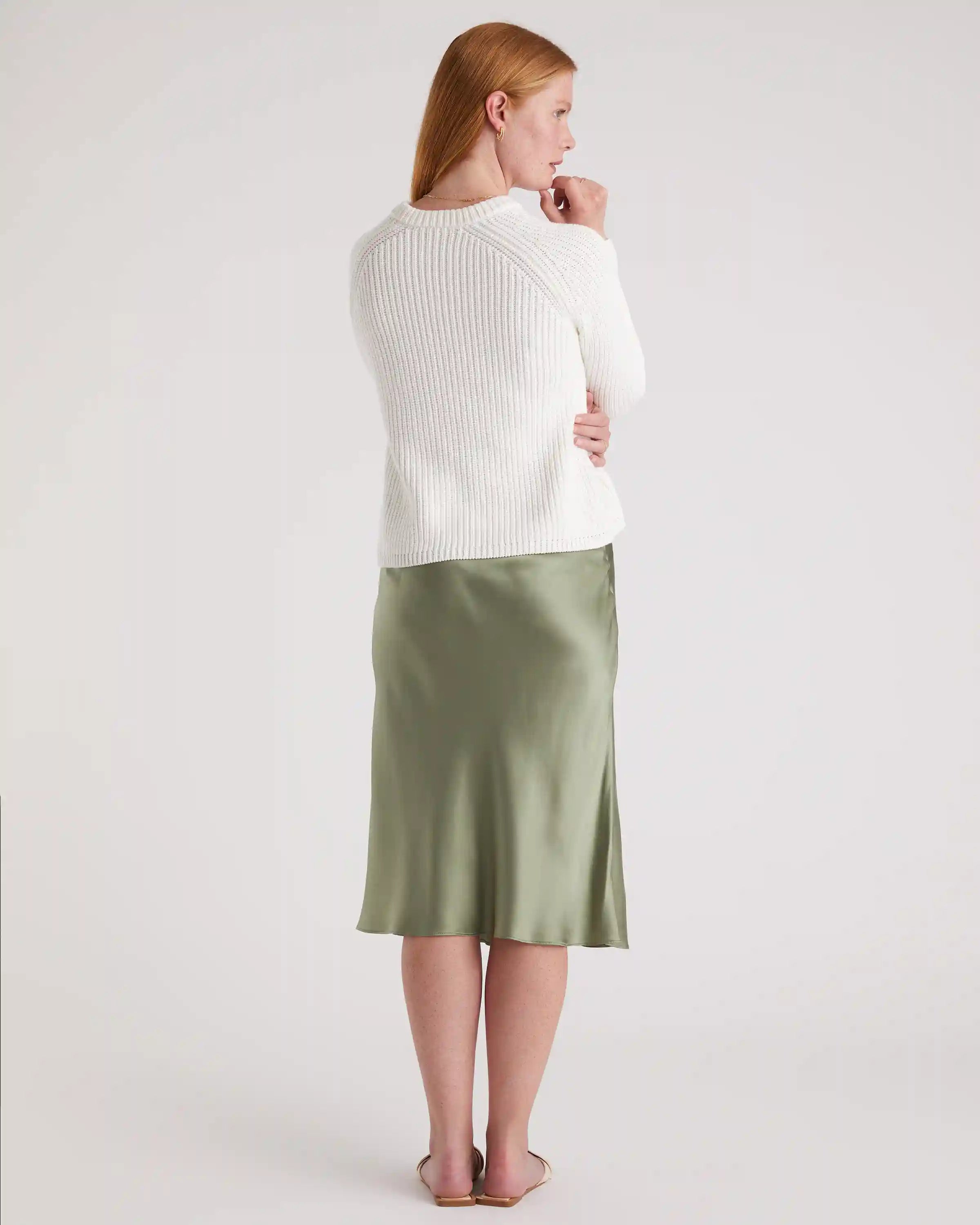 100% Washable Silk Skirt