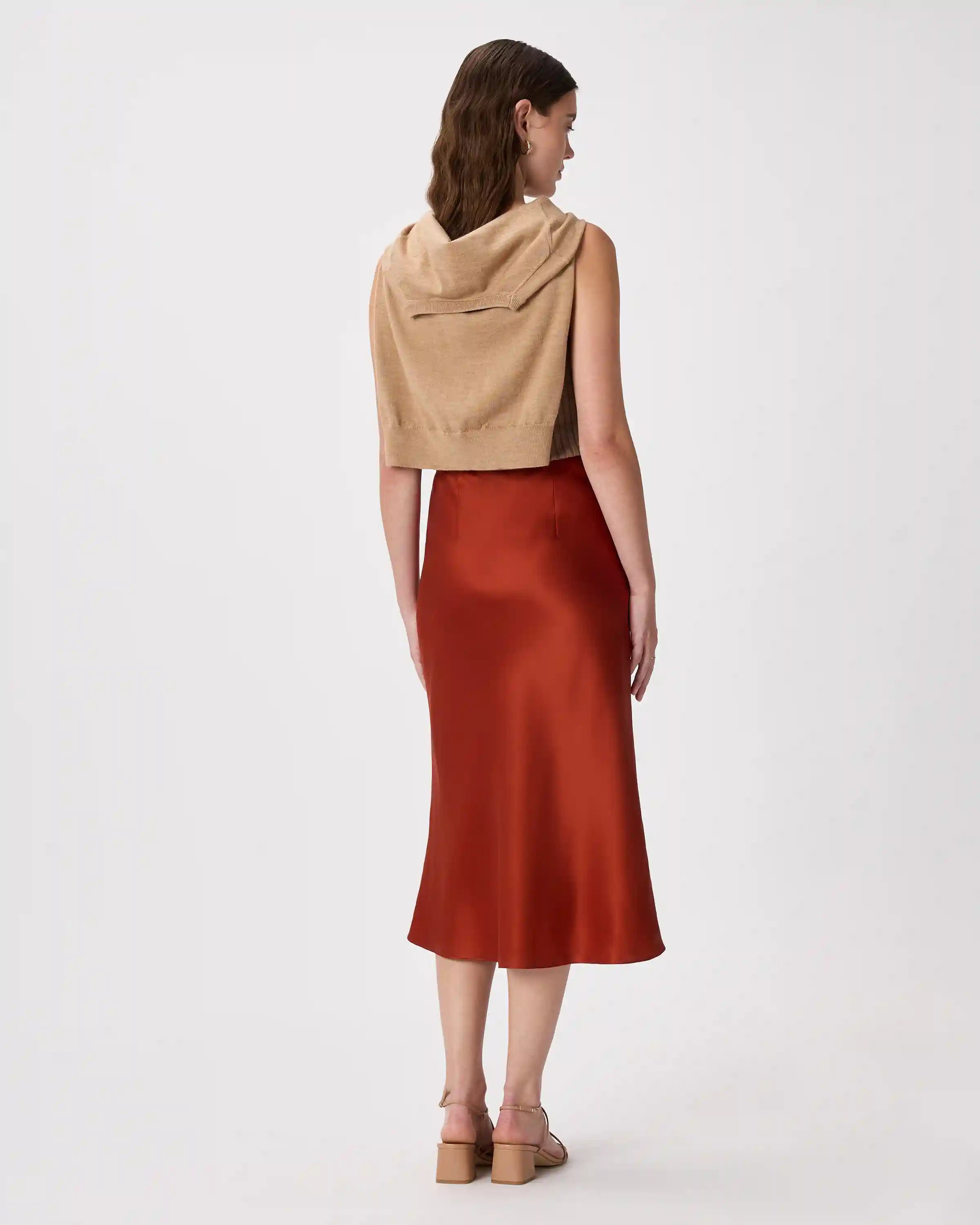 100% Washable Silk Skirt